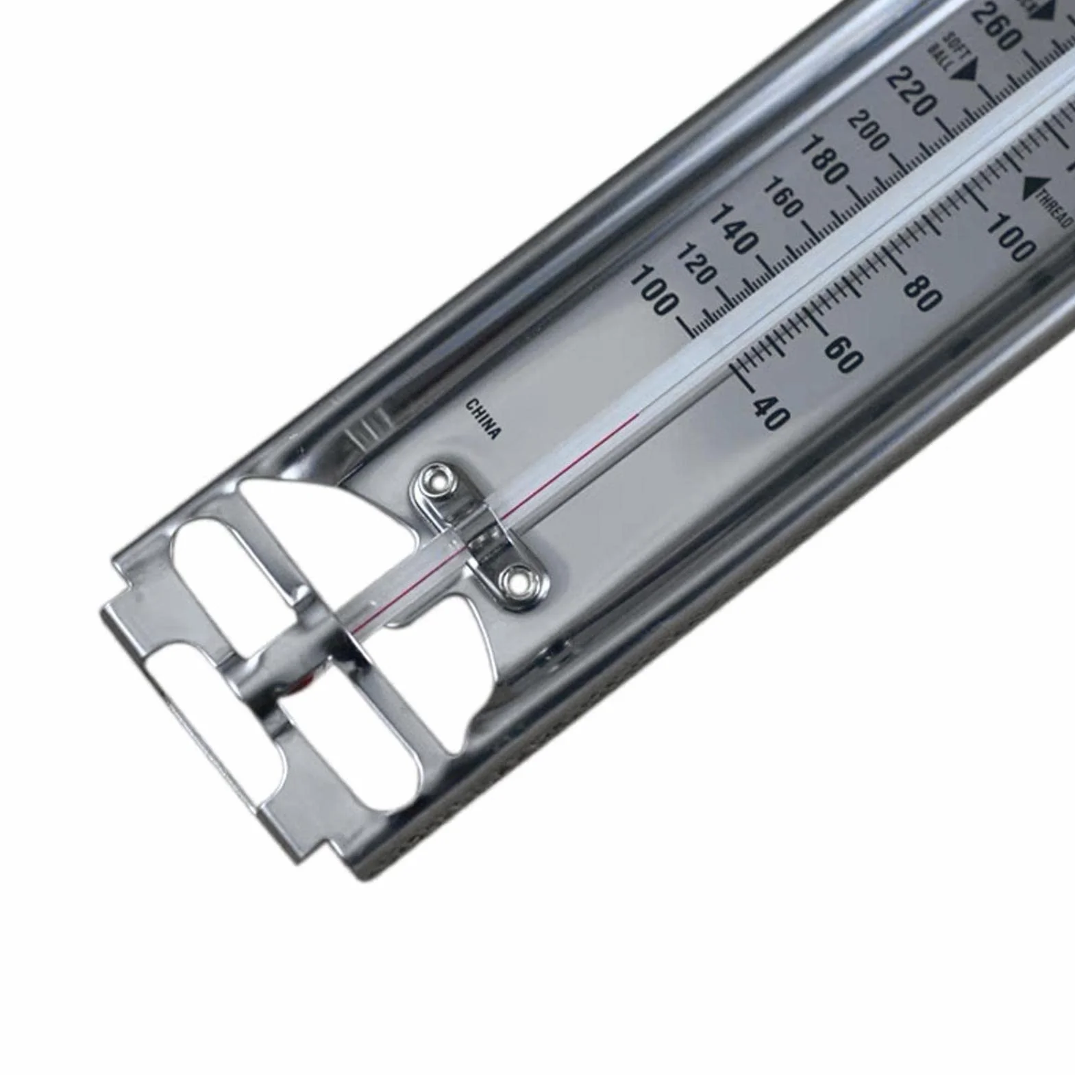 Termómetro de Cocina de Acero Inoxidable con Gancho y Clip para Freír, Hornear y Dulces