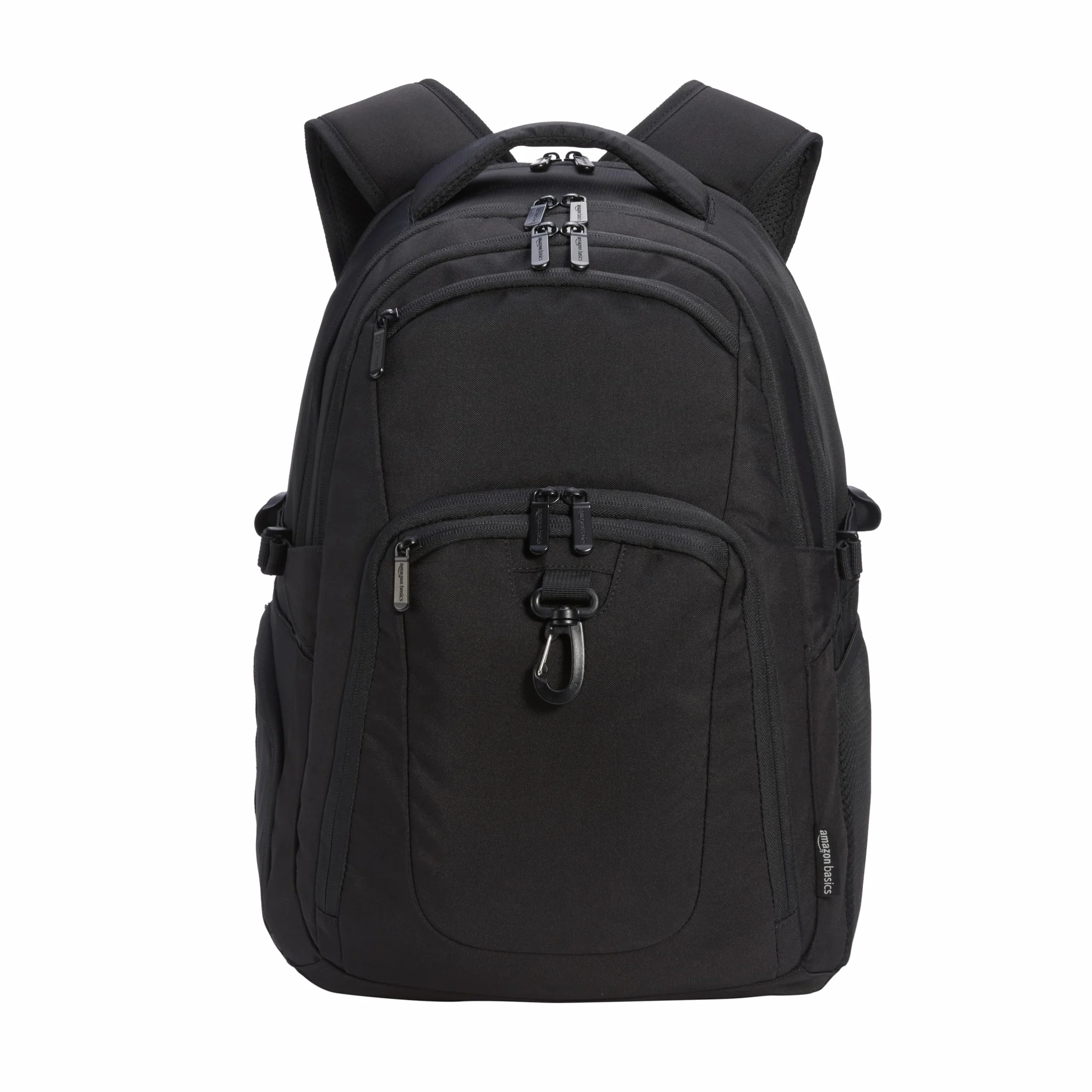 Amazon Basics Mochila de viaje para portátil de 17 in / 43.1 cm, Negro
