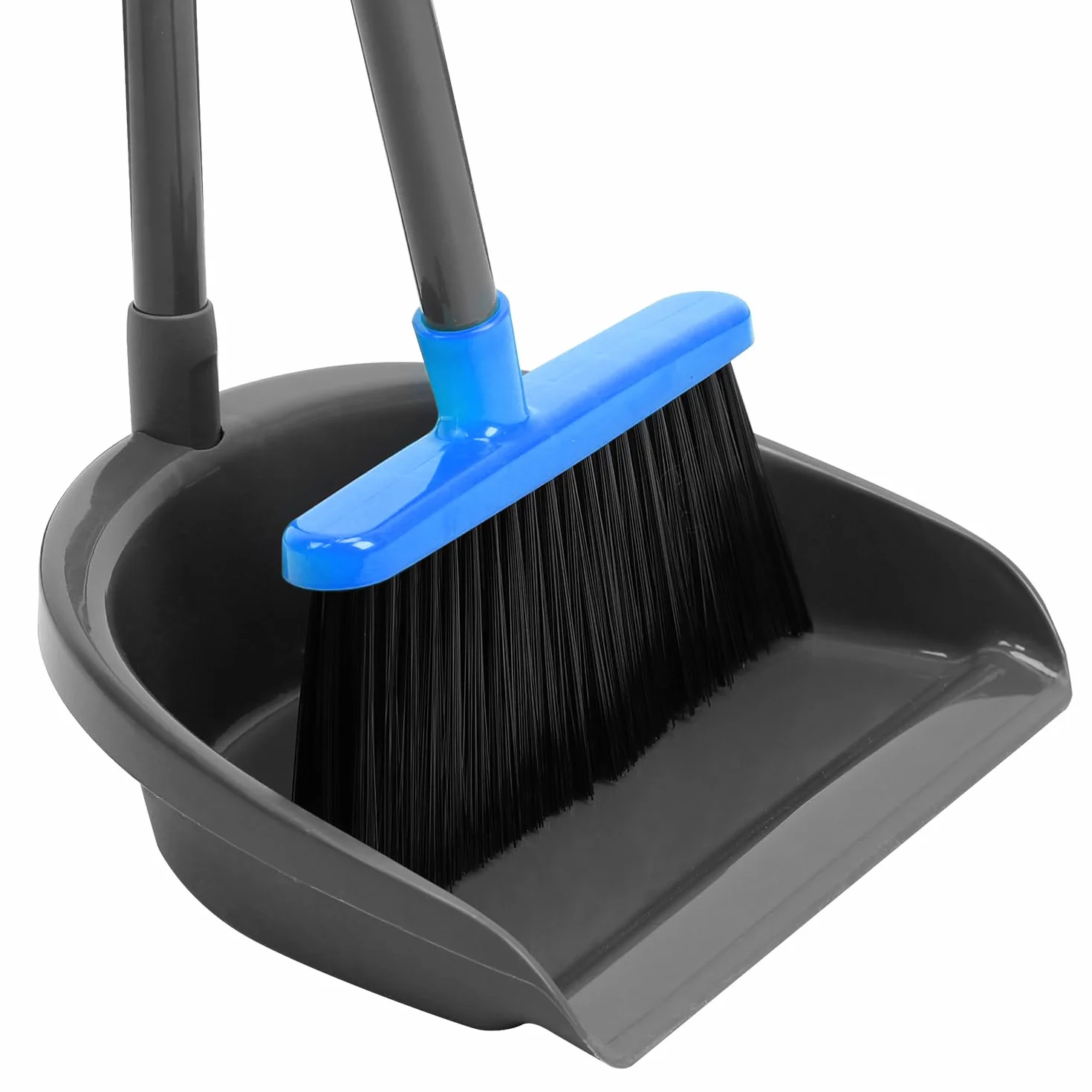TreeLen Upgrade Your Broom and Dustpan Set - Dustpan and Broom Combo Perfect for Home, Office, and More