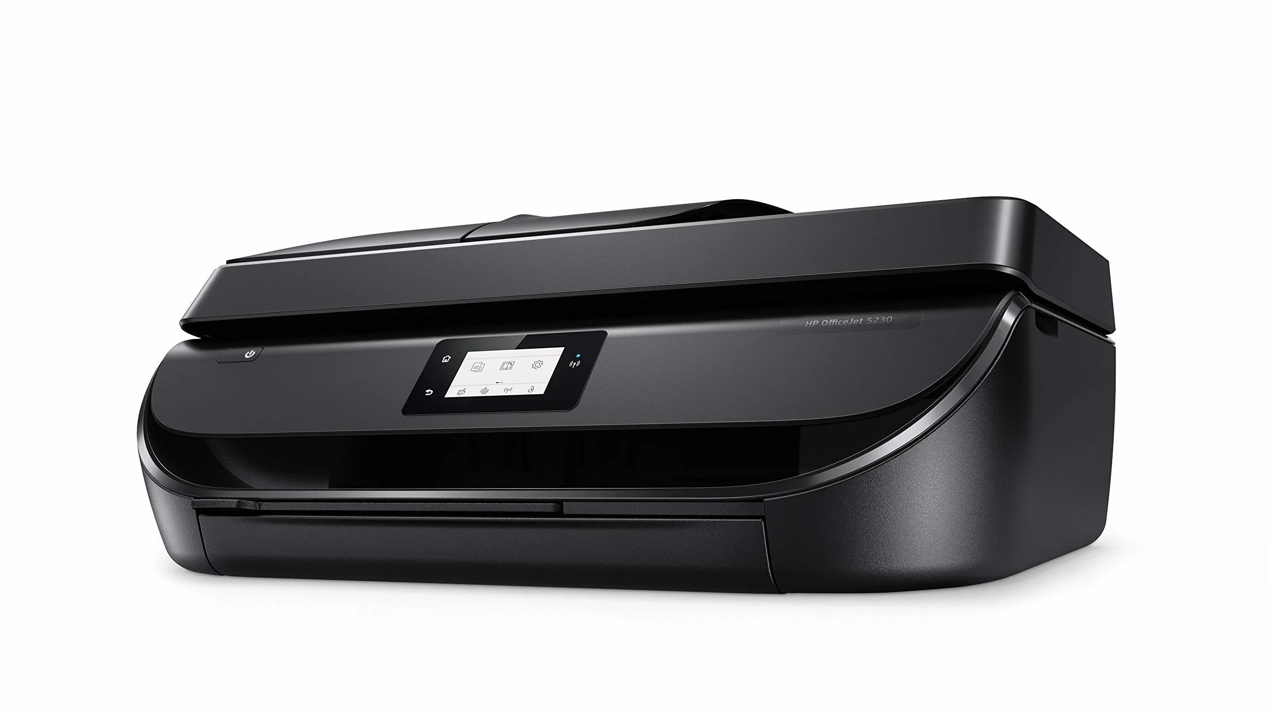 HP Officejet 5230 – Impresora multifunción inalámbrica (tinta, Wi-Fi, copiar, escanear, impresión a doble cara, 1200 x 1200 ppp, 10 ppm), color negro