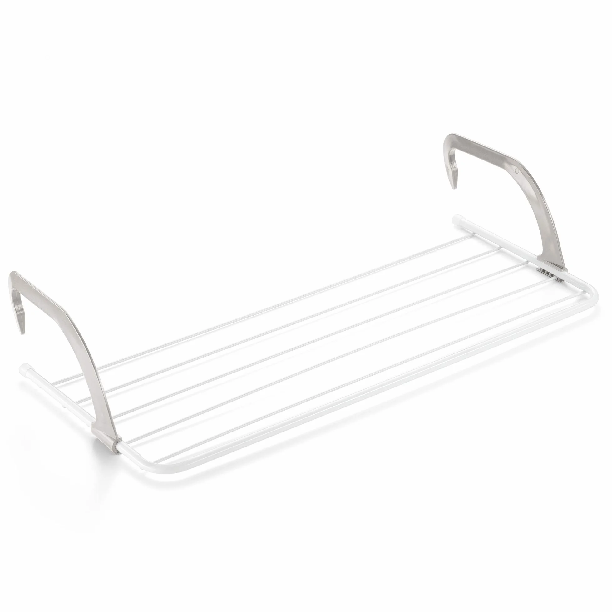 Rayen Tendedero para Balcones 5 m Interior Exterior 81x37.5x15 cm Blanco Gris