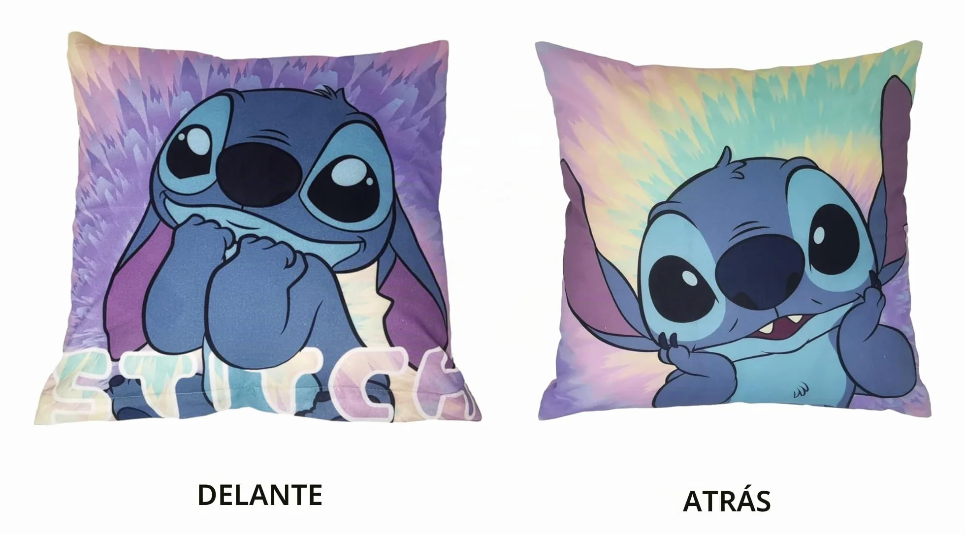 Funda de cojín decorativo Theonoi 40x40 algodón Stitch sin relleno