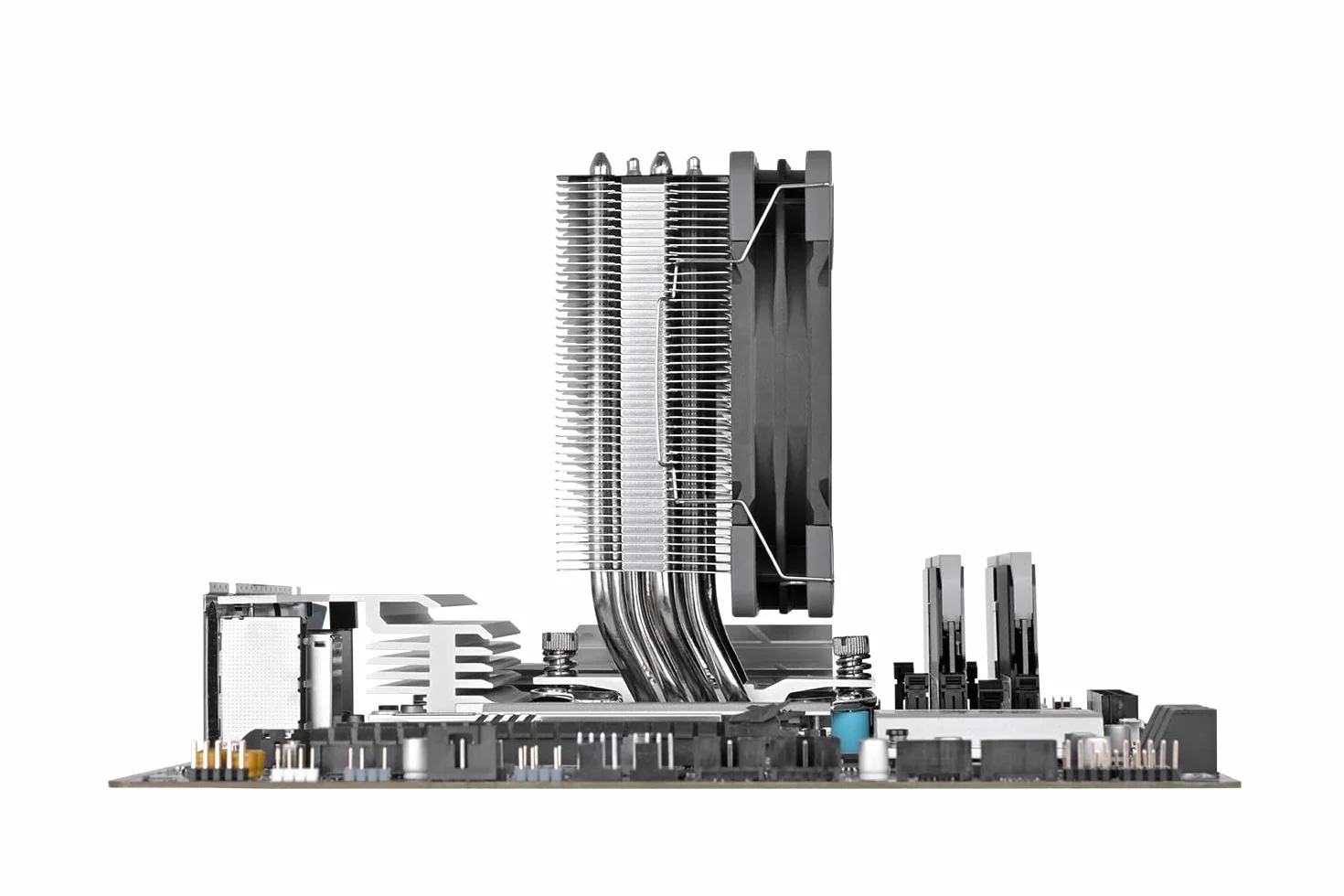Thermaltake UX400 | Disipador CPU ARGB 120mm Alto Rendimiento | 4 Heatpipes Ø6mm Direct Touch hasta 200W | Diseño sin Interferencia con la RAM | Compatible Intel/AMD