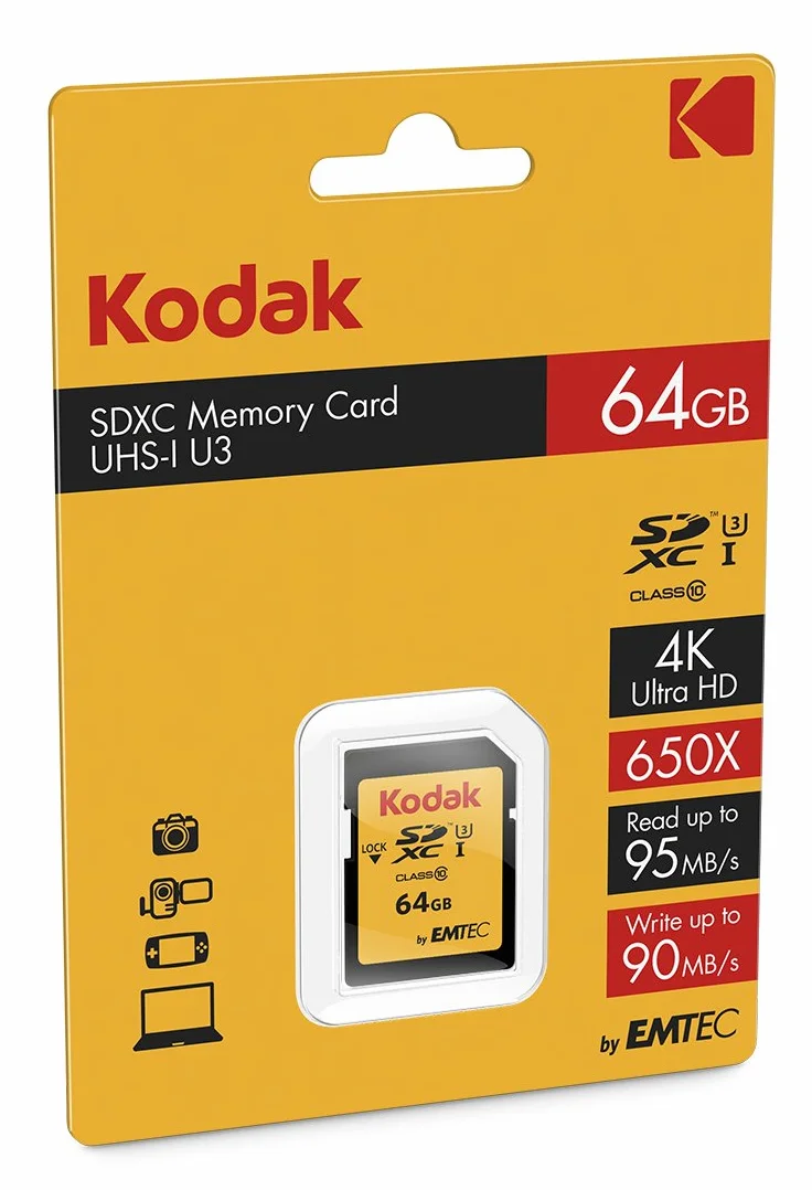 Kodak Ultra SDXC 64GB Class10 U3