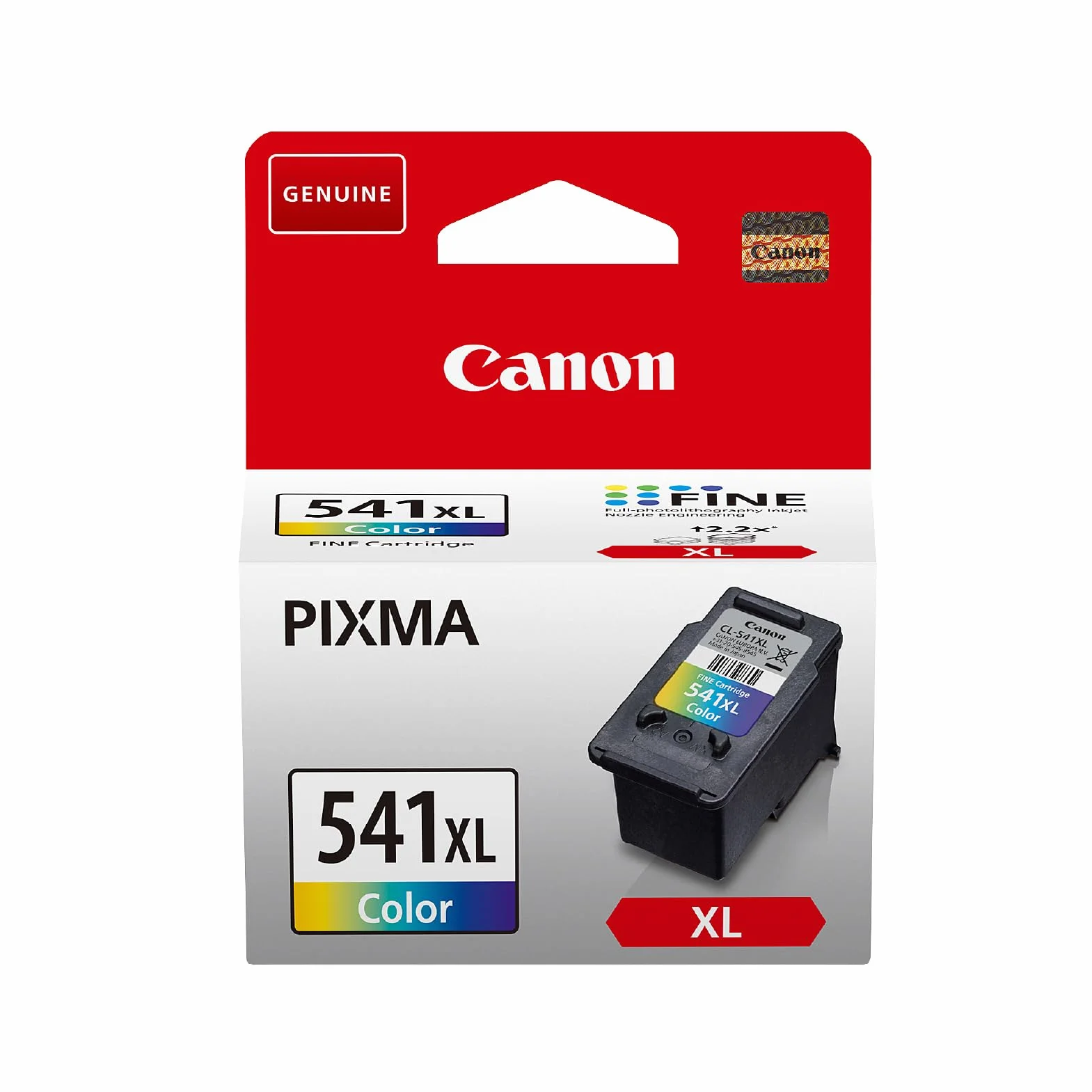 Canon CL-541XL, Cartucho de Tinta Original, Tamaño XL, Cartucho de Tinta Independiente Color, Impresión de Calidad, Embalaje Sostenible, Compatible con Impresoras de Inyección de Tinta PIXMA