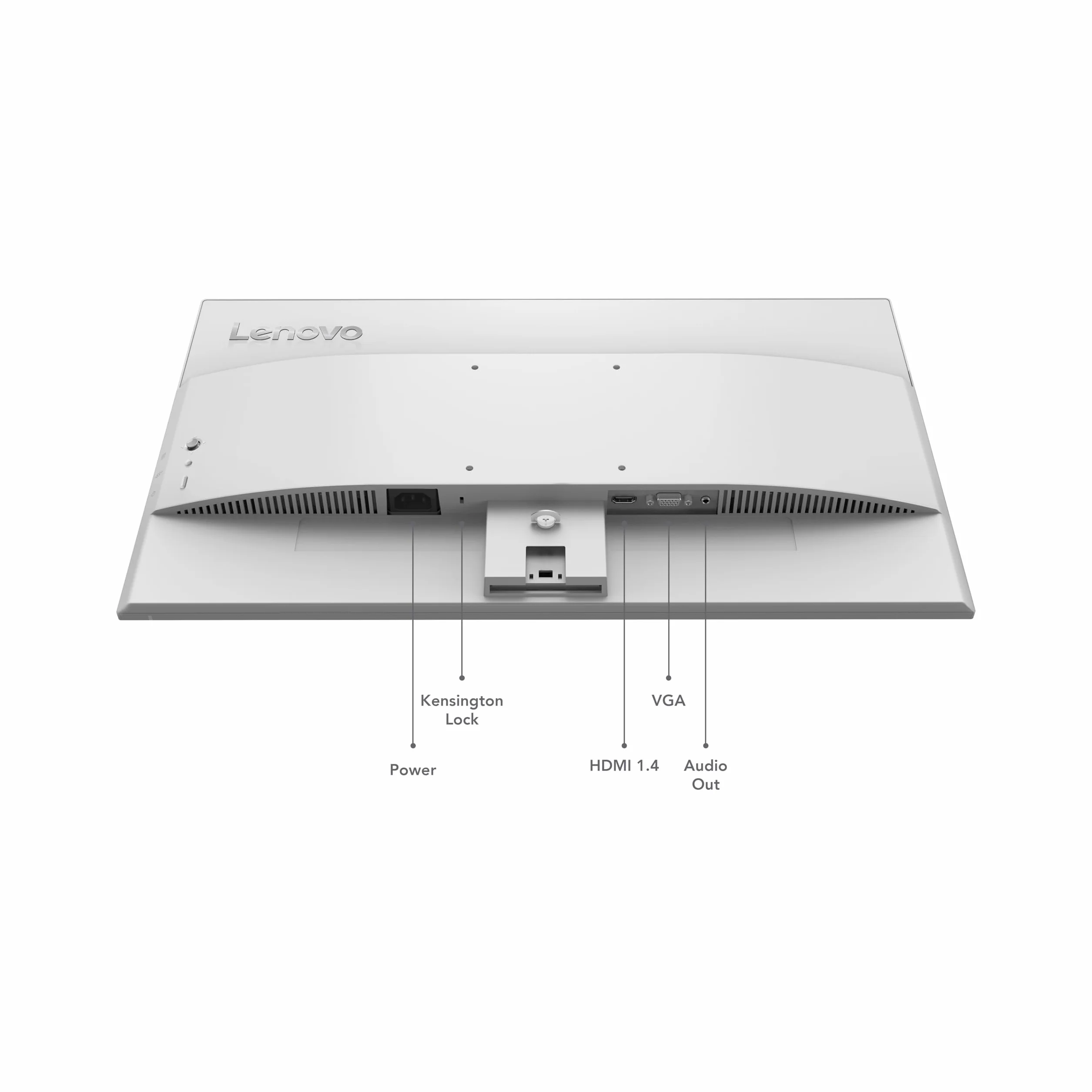 Lenovo L24-4C - Monitor FHD 23.8" (IPS, Tasa de Refresco 144Hz, Tiempo de Respuesta 1ms, AMD FreeSync, HDMI 1.4, VGA, 2 Altavoces Integrados de 3W, VESA 100 x 100 mm, Soporte Inclinable) Gris Nube