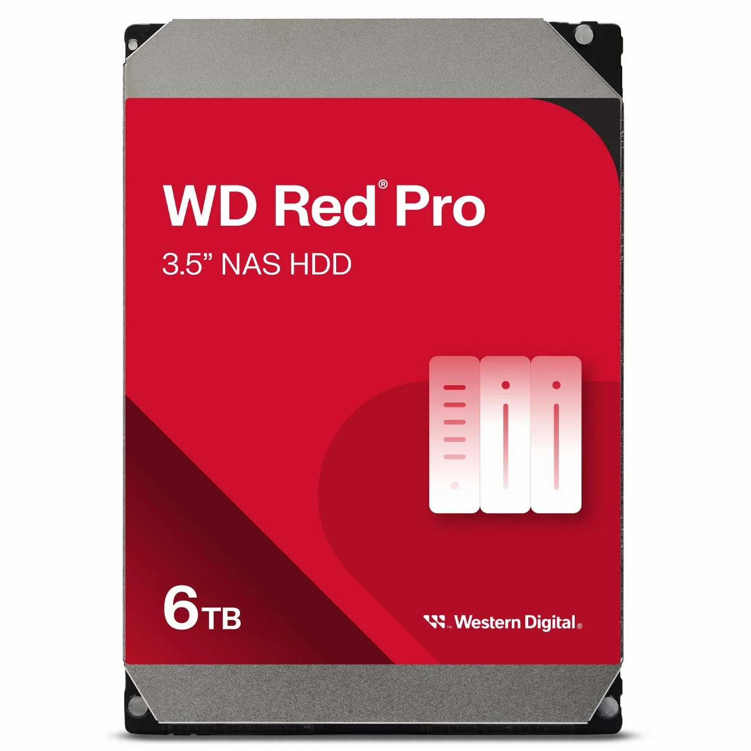 Western Digital WD Rojo Pro 6TB 3.5" NAS Disco Duro Interno, 7200 RPM, WD6003FFBX, Rojo