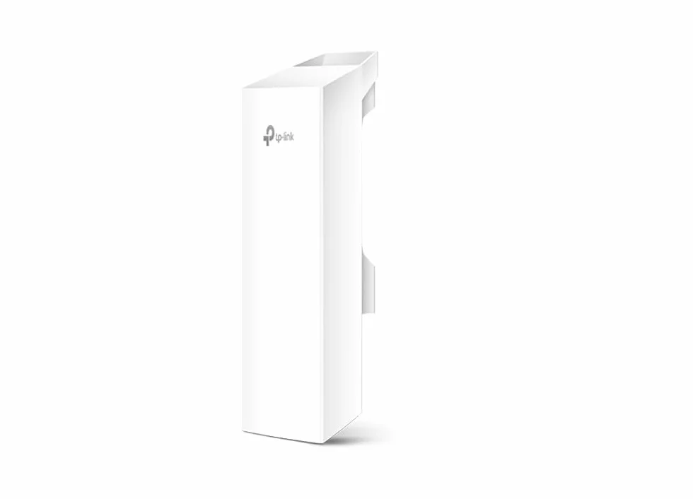 TP-Link CPE210 - CPE de Exterior de 9dBi en 2.4GHz a 300Mbps, 5km+ Punto a Punto Transmisión Inalámbrica, PoE de Suministro Eléctrico y PoE Adaptador Incluido