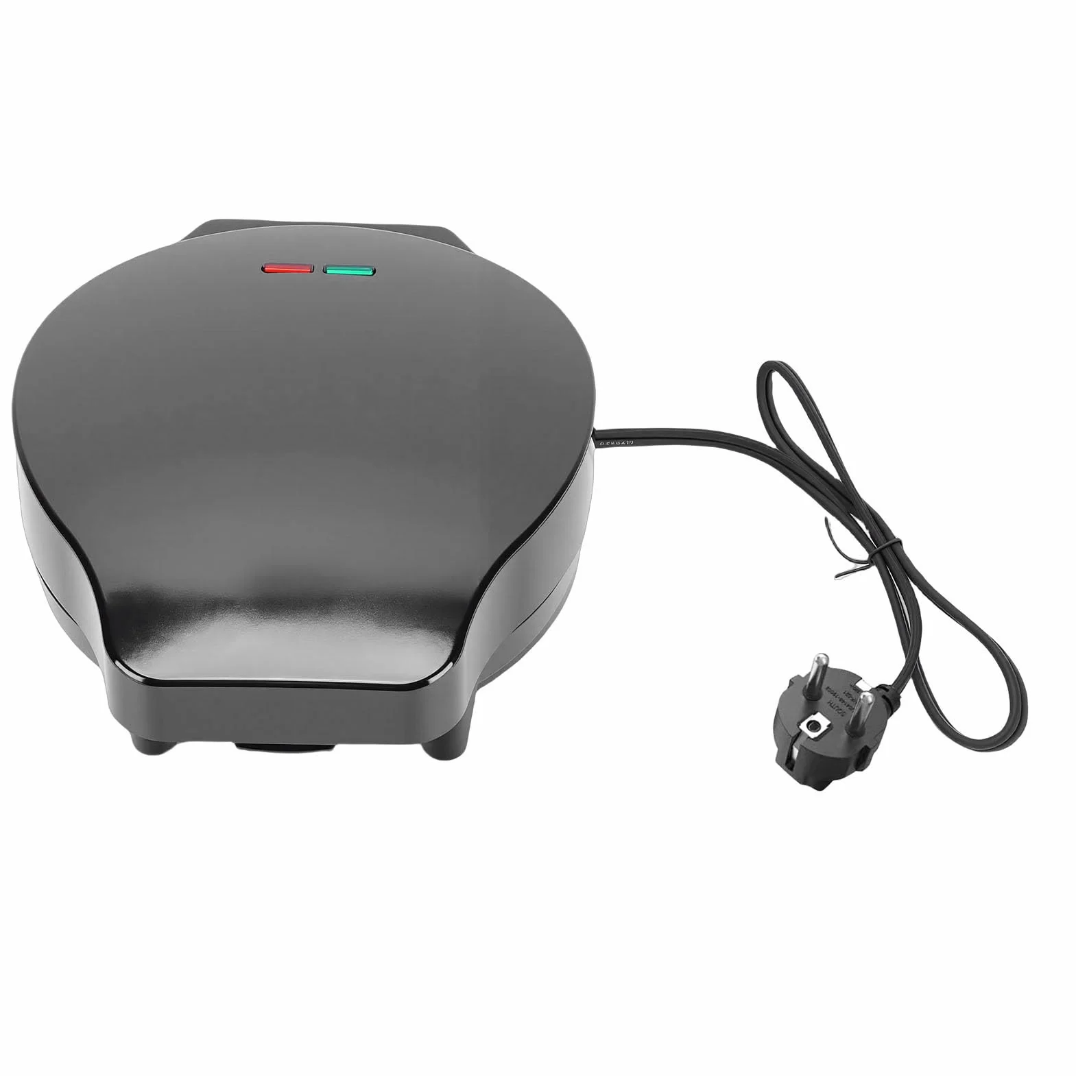Omelette Eléctrica, Doble Zona de Cocción 1000W, Recubrimiento Antiadherente, Aislante Térmico, Base Antideslizante, Fabricada en España, Para una Limpieza Rápida (Enchufe europeo 220V)