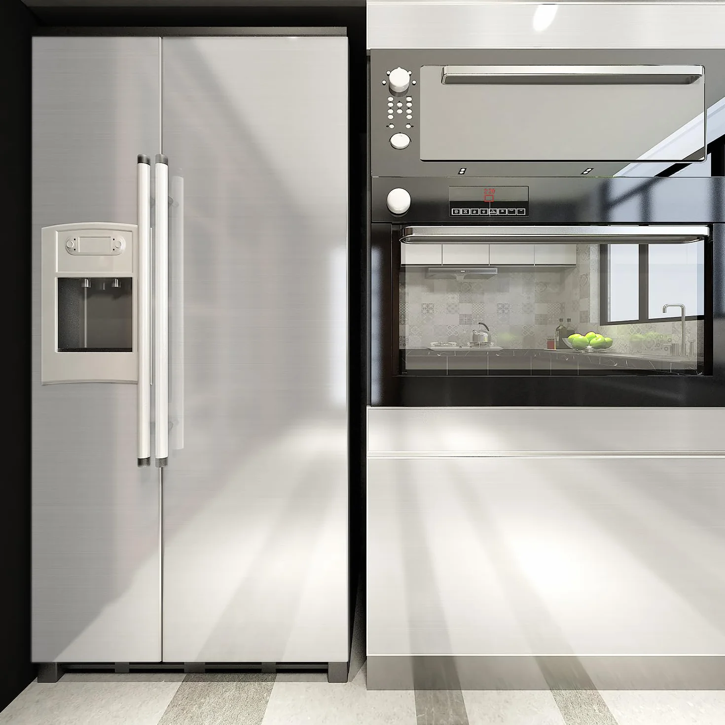 Livelynine Vinilos Acero Inoxidable Neveras Cocina Frigorifico Lavavajillas Protector Pared Antisalpicaduras 40CMX2M