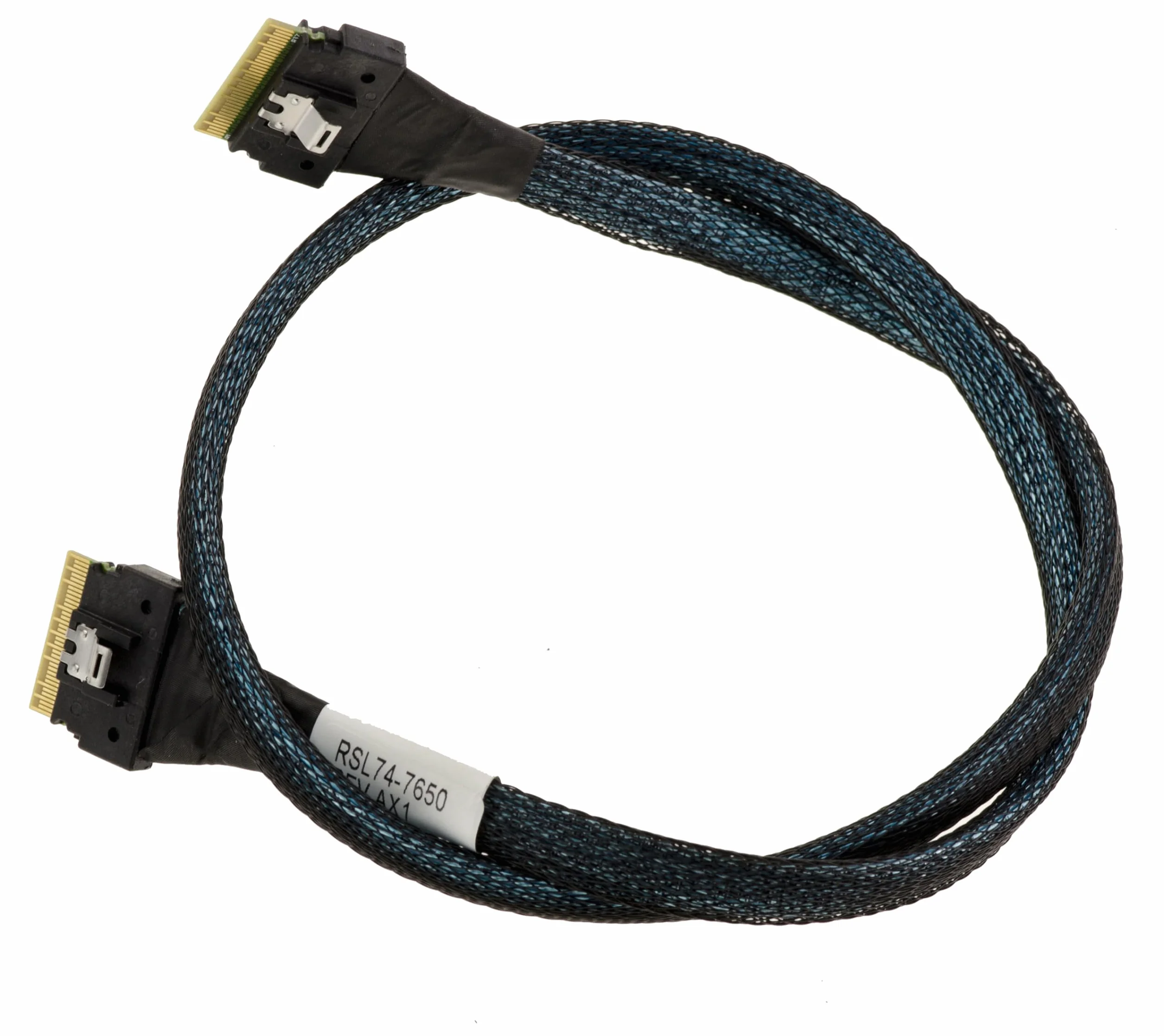 KALEA-INFORMATIQUE Cable PCIe 4.0 con conectores Slim SAS SFF-8654 8i de 74 patillas a SFF8654 de 74 patillas, 70 cm de longitud