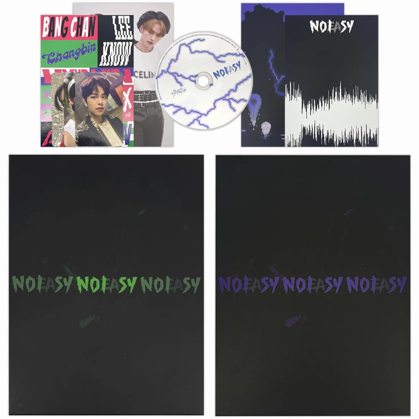 NOEASY 2nd Album Standard Random Ver. Photobook Lyric R Sticker Folded Poster Photocards Pin Badges Official K-POP Sealed