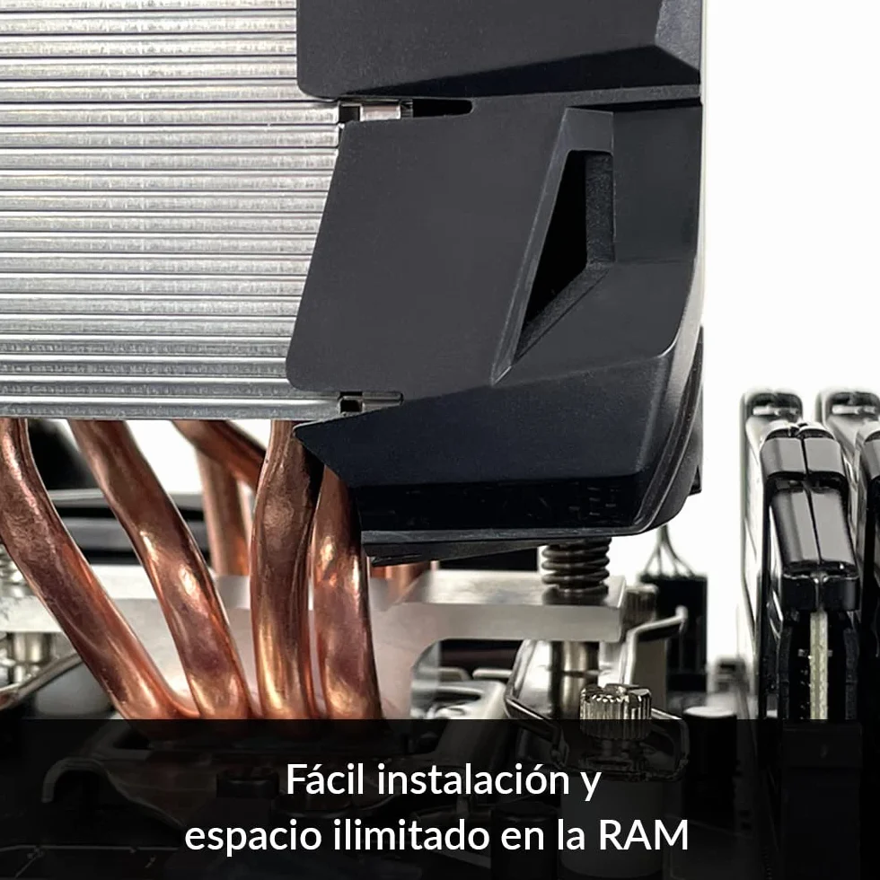 ARCTIC Freezer A35 CO - Disipador de CPU de torre para AMD, Funcionamiento Continuo, Ventilador P de 120 mm con presión optimizada, 0-1800 RPM, 4 Heatpipes, Incl. Pasta térmica MX-5 - Negro