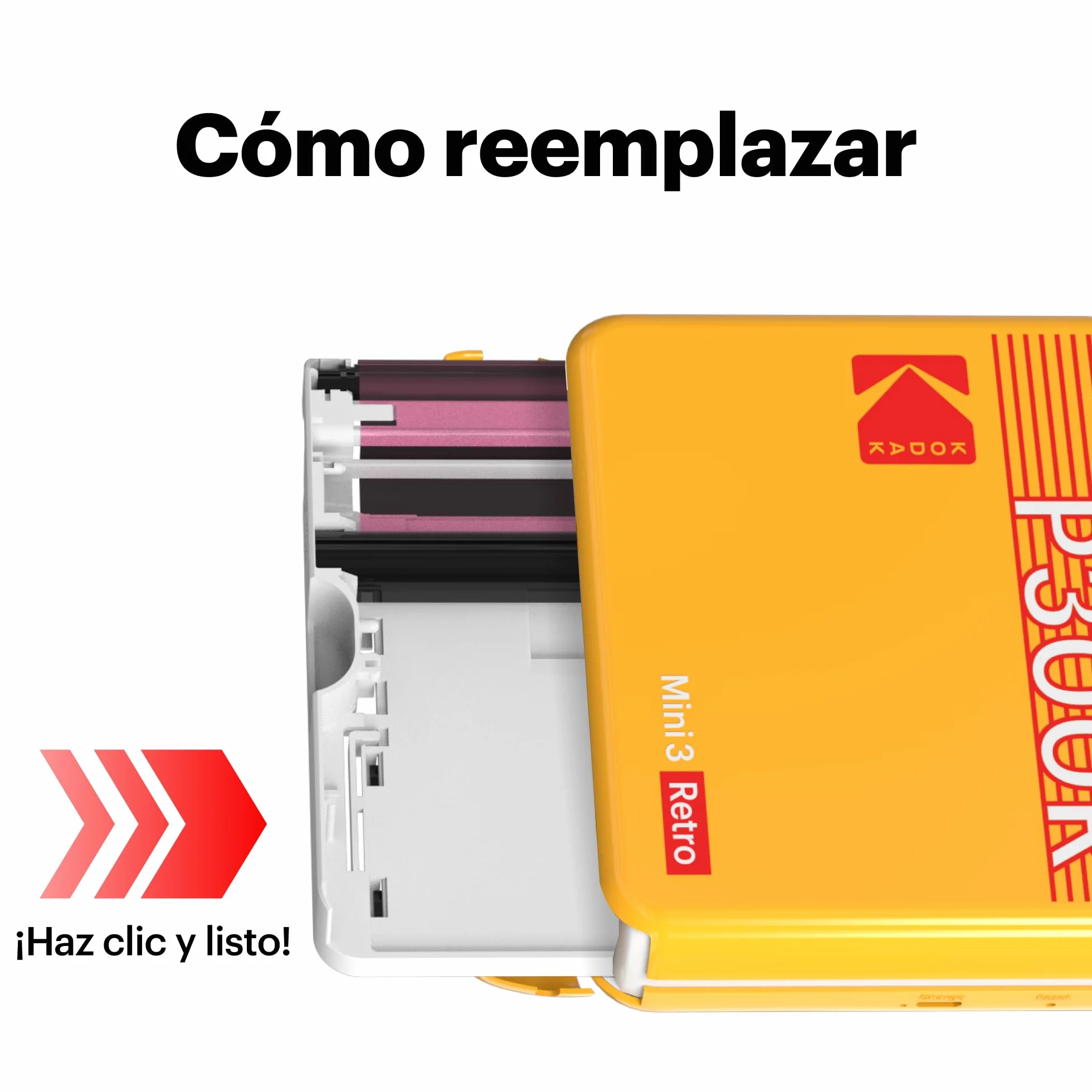KODAK ICRG360 – Cartouches et papiers 60 photos 7,6 x 7,6 cm (compatibles KODAK Mini Shot C300, C300R, MS300, P300R)