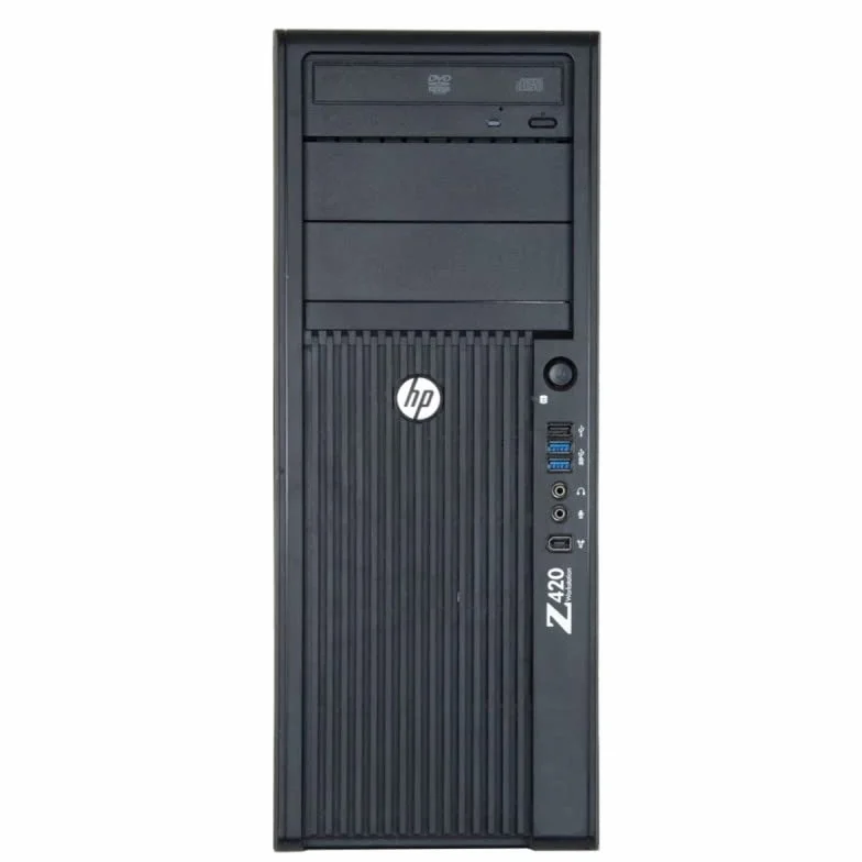PC HP Z420 Torre Intel Xeon E5-1603 Nvidia Quadro RAM 64GB SSD 240GB W11 WiFi (Reacondicionado)