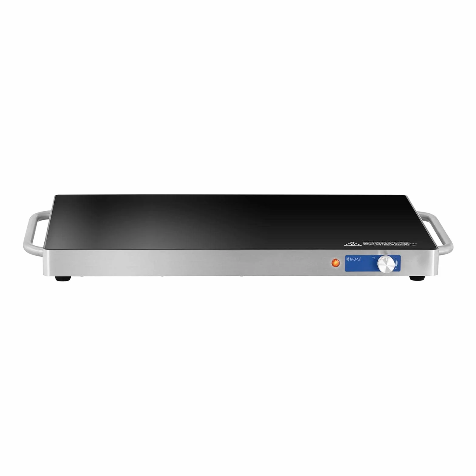 Royal Catering Placa Calentadora RCIC-230W 240W Acero Inoxidable 62 x 35 cm