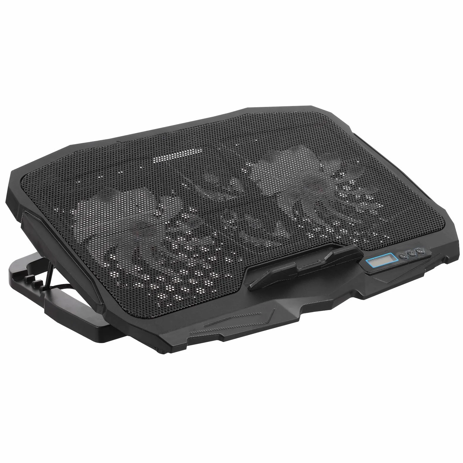 Base de Refrigeración para Portátil Ventilador Ajustable y Control de Velocidad, Soporte Ventilado de Plástico y Hierro Adecuado para Decoracion Verano