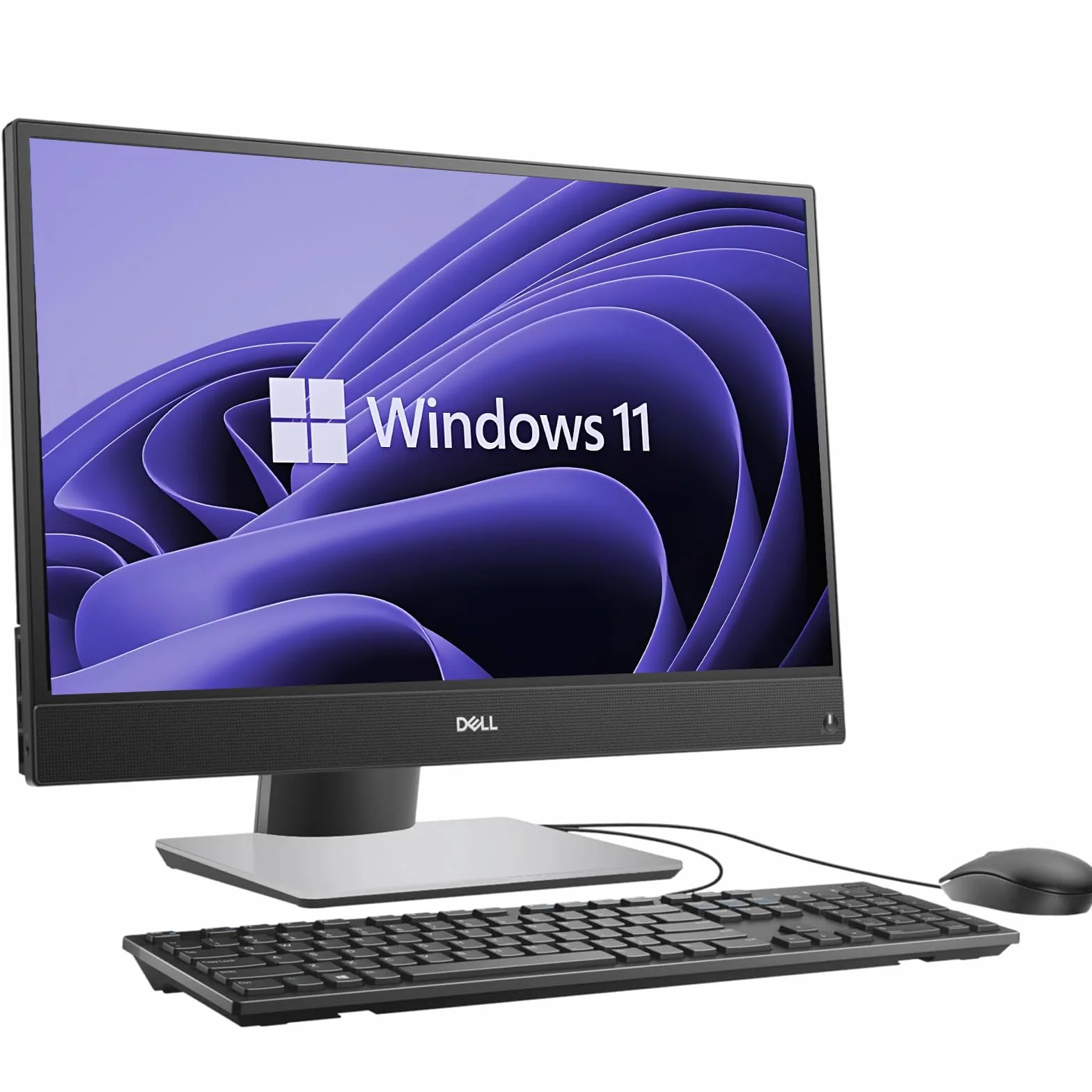 Dell Optiplex 5270 - Ordenador de sobremesa todo en uno, con monitor de 21,5 pulgadas, Intel Core i5-9500, 16 GB de RAM, 256 GB SSD, WiFi, Bluetooth, teclado QWERTY de EE.UU., Windows 11 Pro