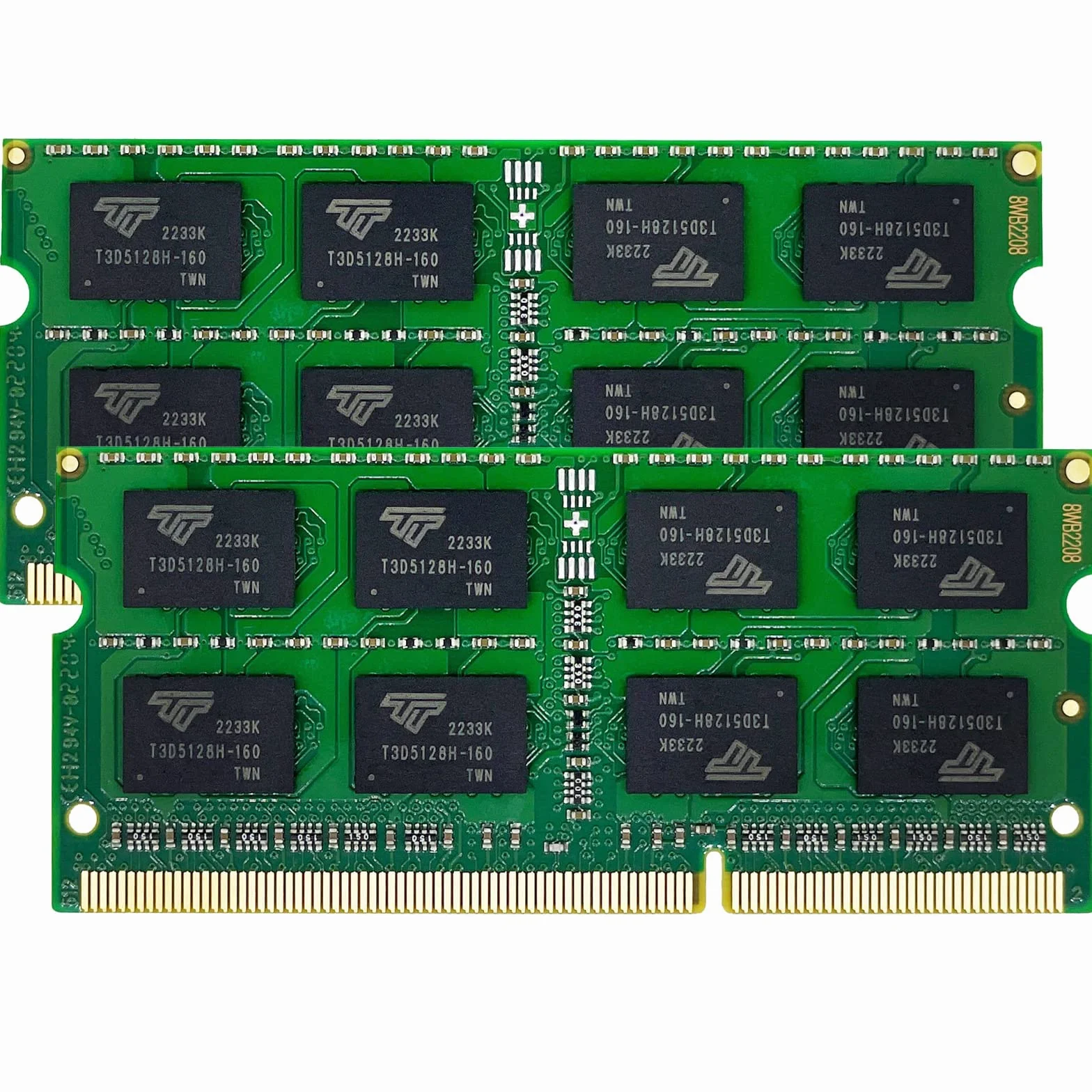 Timetec 16GB Kit(2x8GB) DDR3L / DDR3 1600MHz (DDR3L-1600) PC3L-12800 / PC3-12800 Non-ECC Unbuffered 1.35V/1.5V CL11 2Rx8 Dual Rank 204 Pin SODIMM Laptop Memoria RAM Módulo
