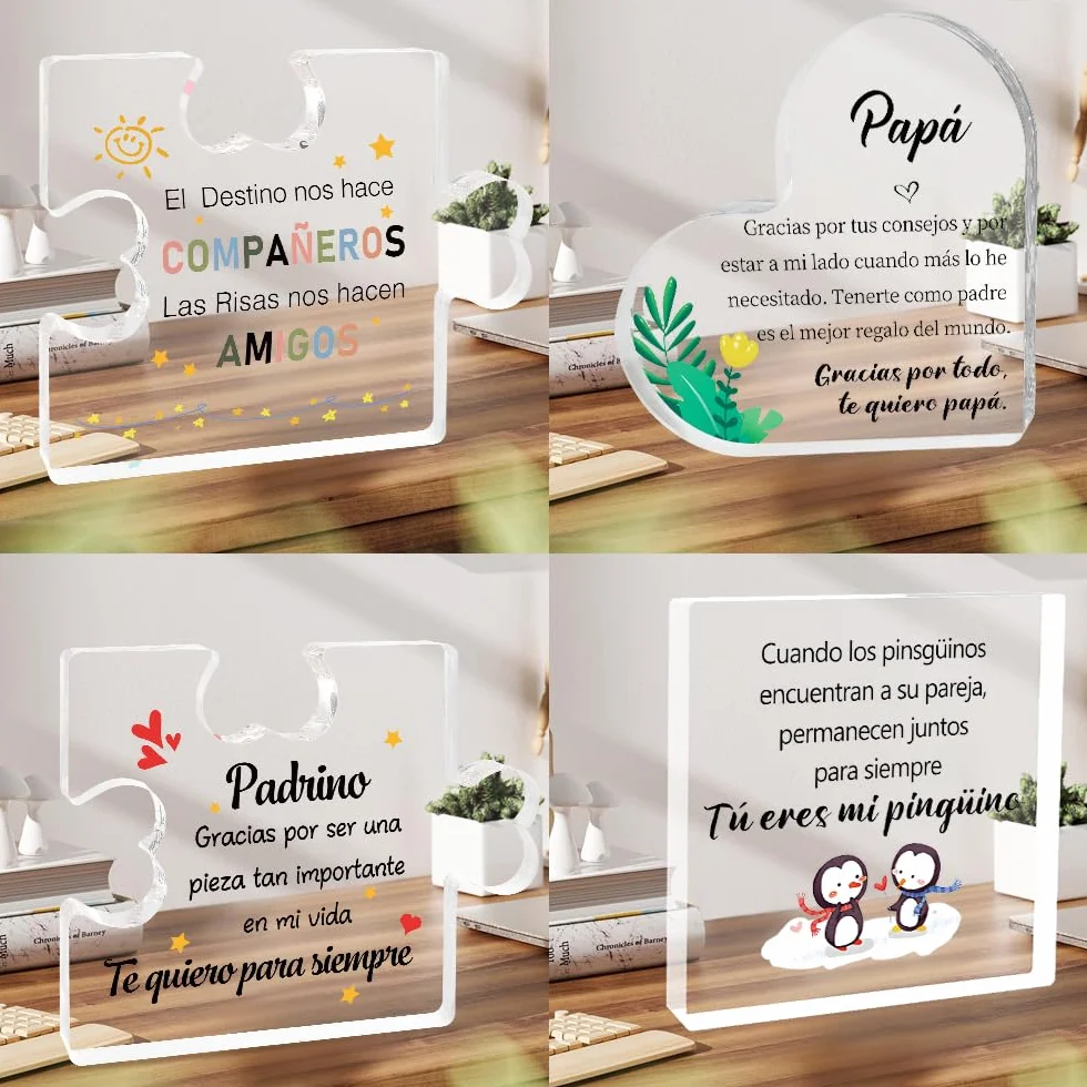 Regalo Original Acrílico Decor Papa para el Día del Padre