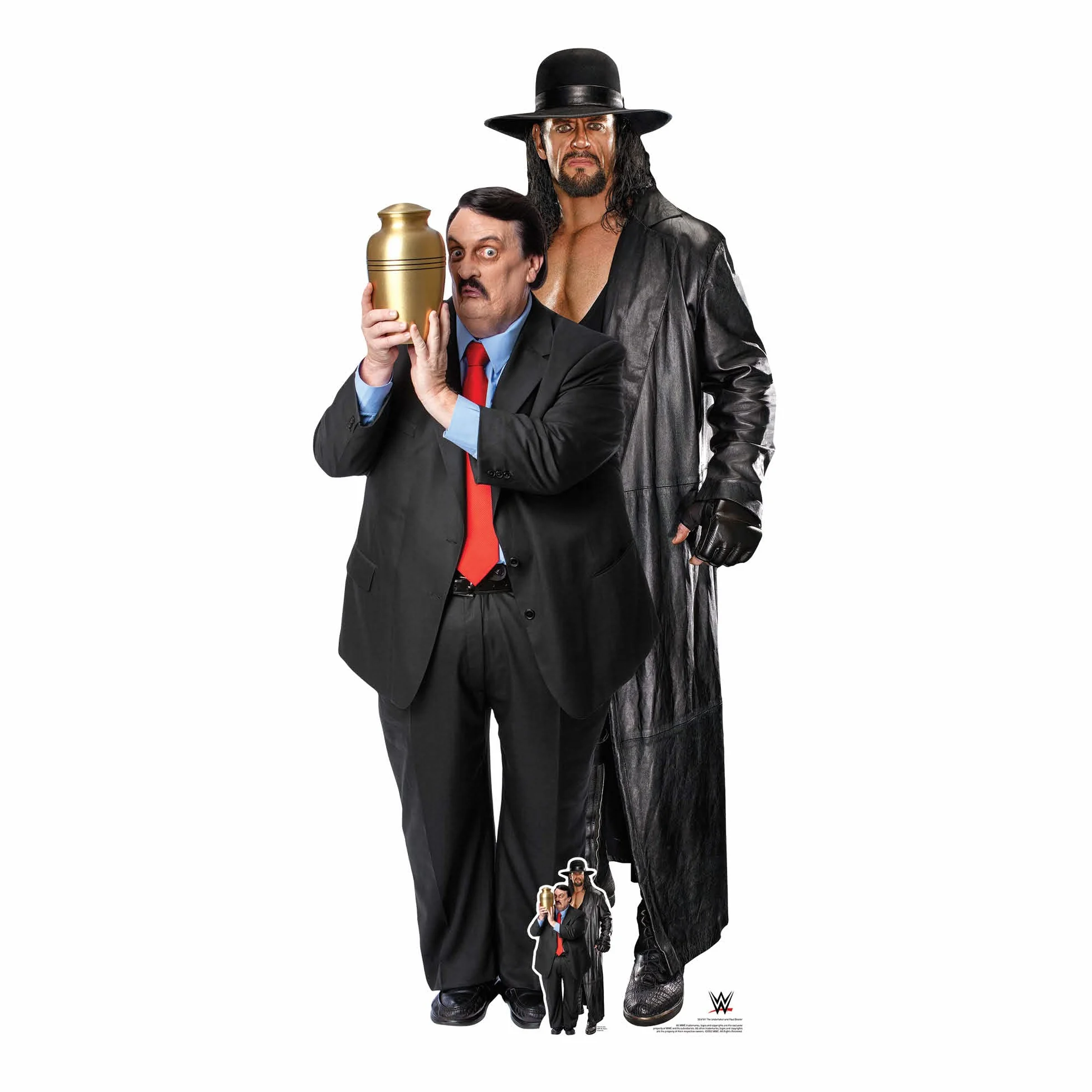 The Undertaker Paul Bearer WWE Real Size Cardboard Cutout with Mini