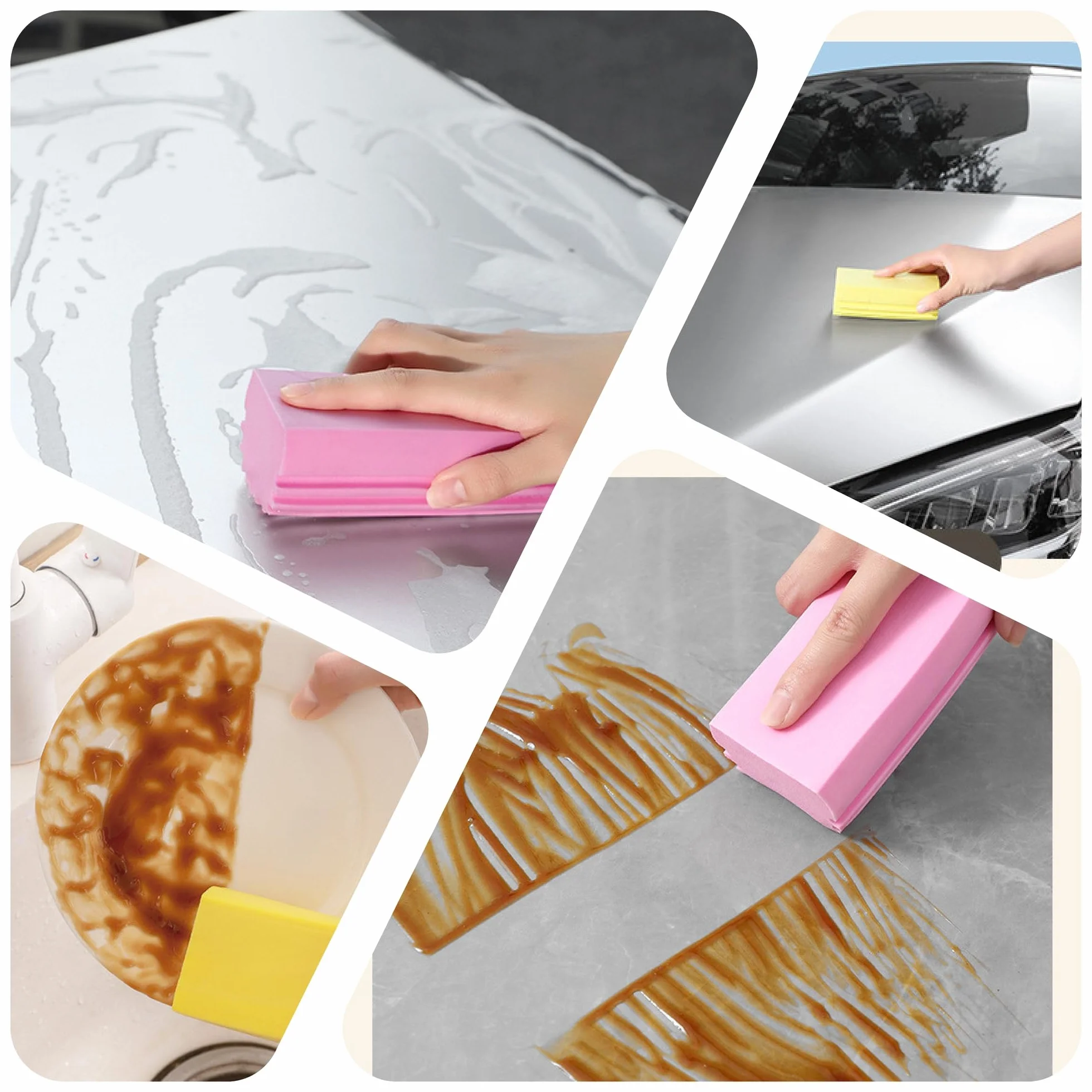 Esponja Atrapapolvo Mágica Plumero Mejorado 4PCs Para Limpieza