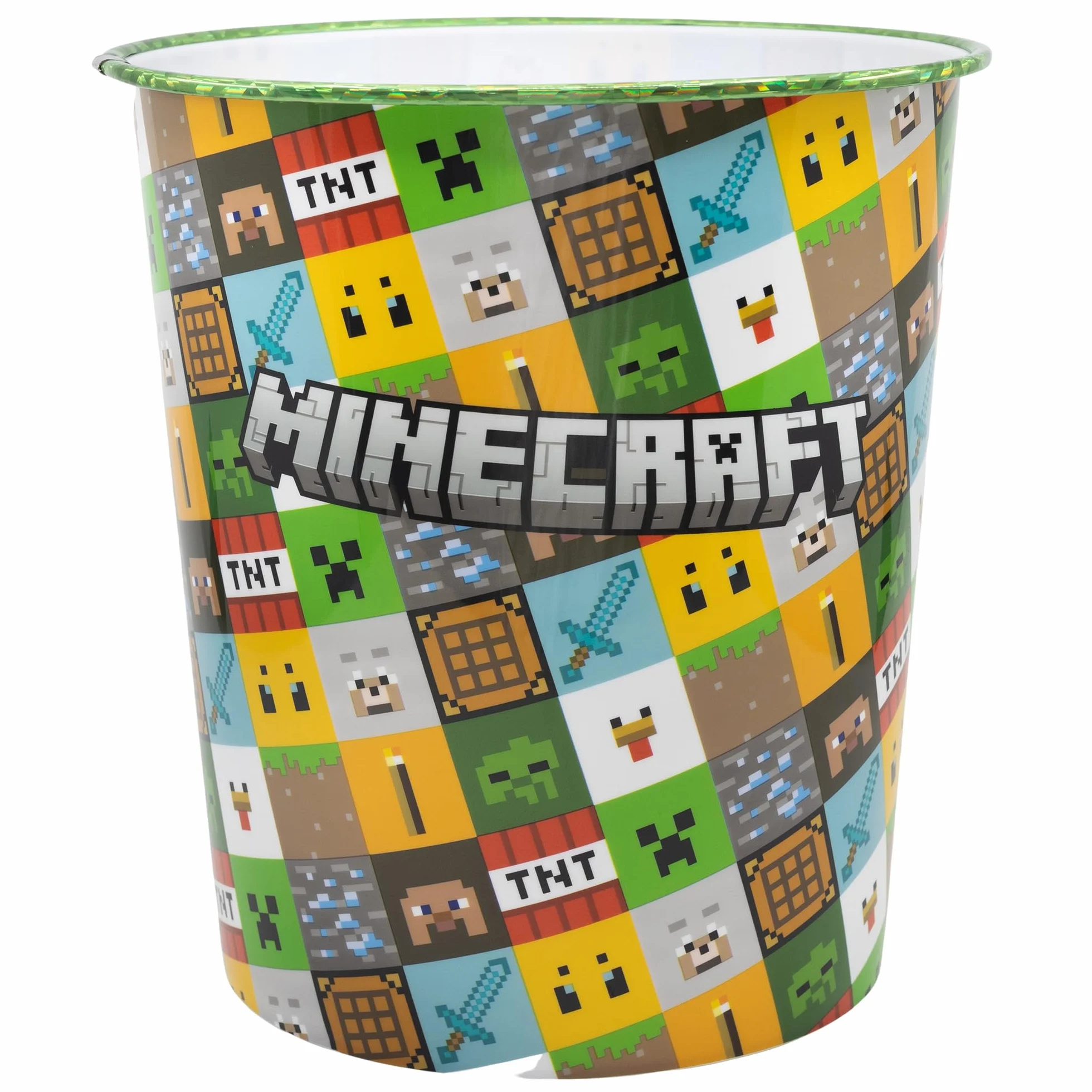 Stor PAPELERA MINECRAFT PIXEL ZWD