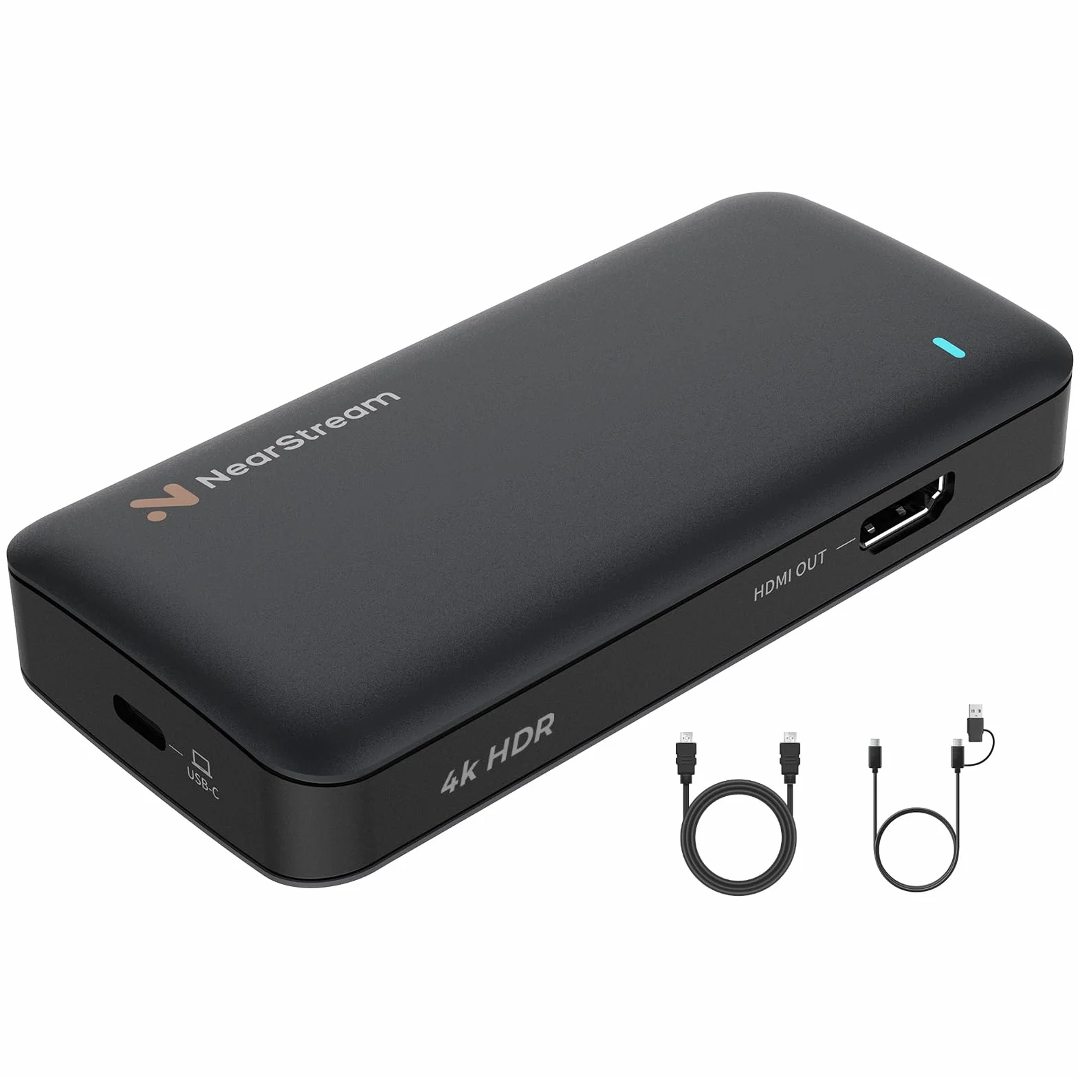 NearStream Tarjeta de Captura de Video HDMI 2.0 & USB 3.1,Capturadora de Video para Streaming,4K 60 fps HDR10 Captura&4K Passthrough para PC/MAC/Cámaras/PS4/PS5/Switch/Xbox Series X/S/OBS