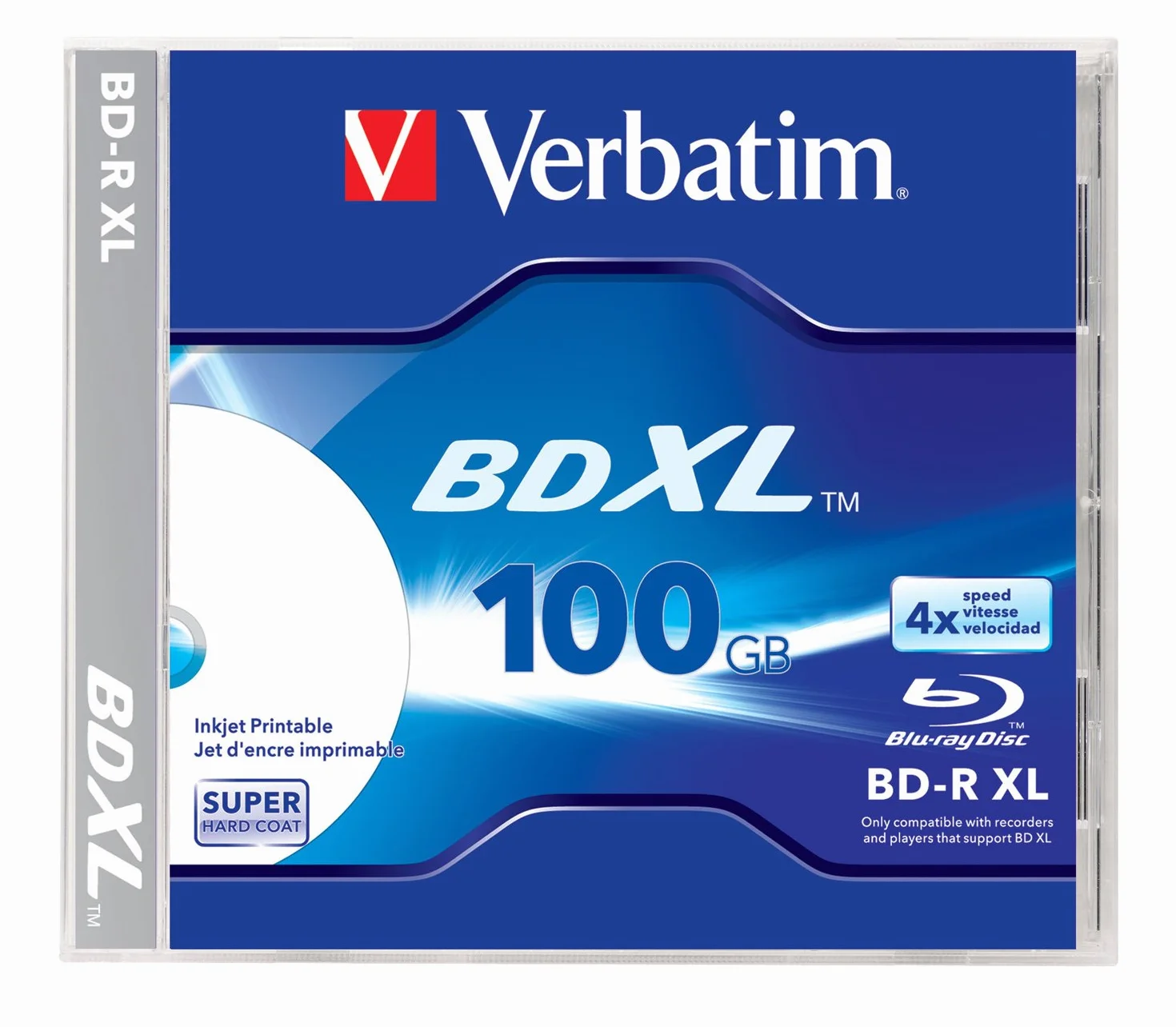 Verbatim BD-R XL 100 GB/Caja De Joya 2-4X (1 Disc)