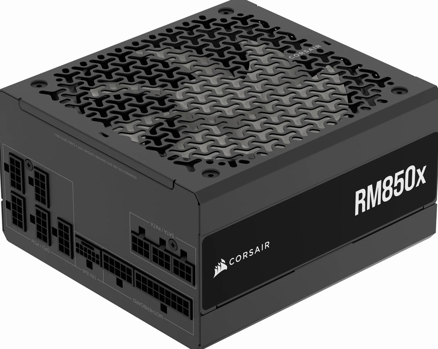 CORSAIR RM850x Fuente de Alimentación ATX Totalmente Modular de Bajo Ruido – Compatible con ATX 3.1 & PCIe 5.1 – Eficiencia Cybenetics Gold – Conector 12V–2x6 Nativo – Negro