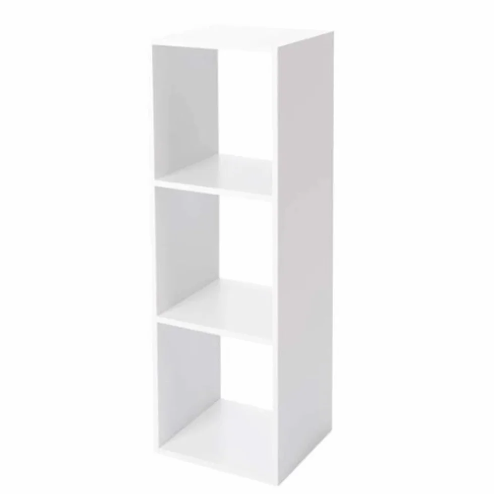 Estantería 3 Cubos 34.4 x 32 x 100.5 cm Blanco