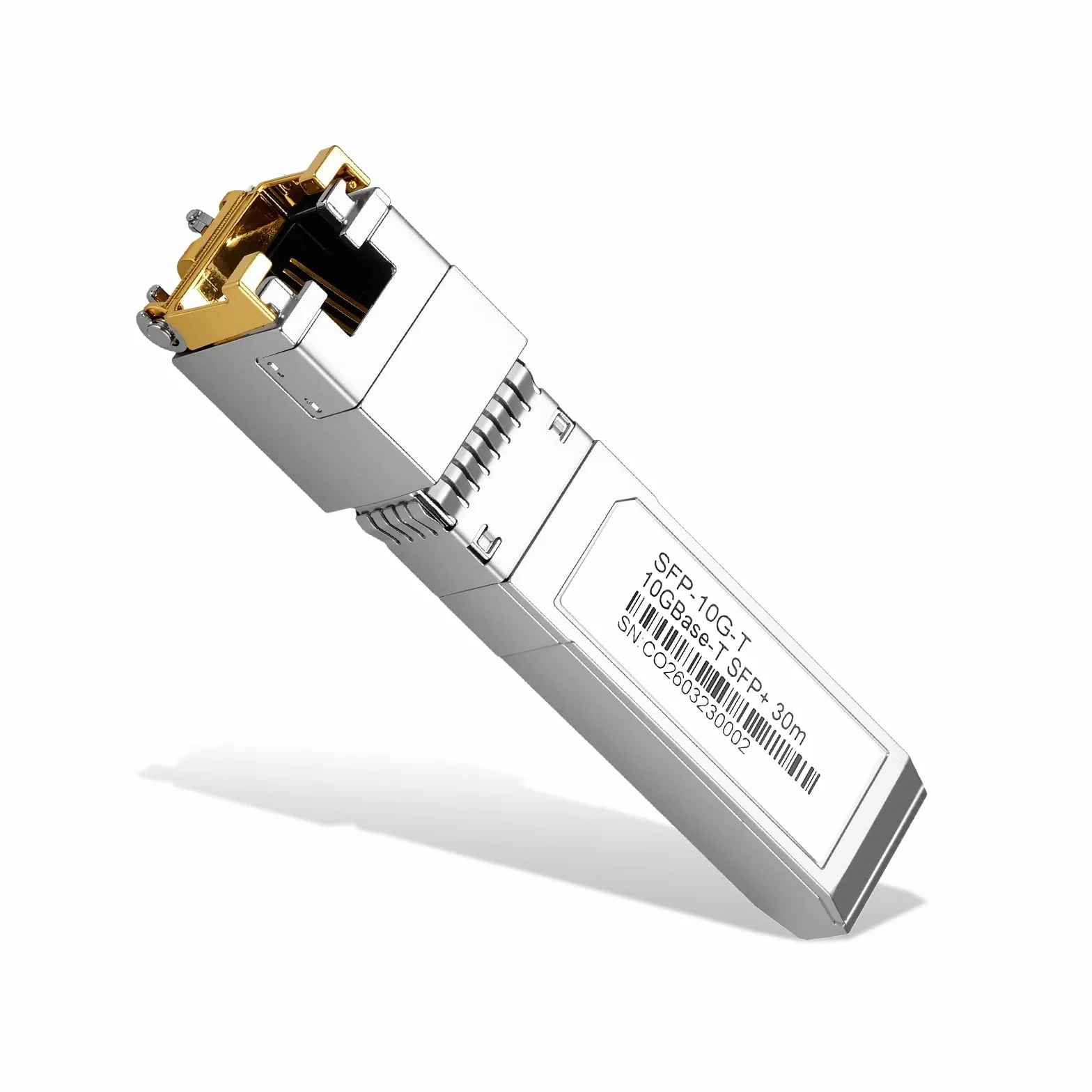 10G SFP+ RJ45 Transceiver 30 Metros, Módulo de Cobre Cat6/Cat7 1.25/2.5/5/10GBase-T con Chip Marvell y DDM para Cisco SFP-10G-T-S, Ubiquiti, MikroTik S+RJ10, Netgear, TP-Link, D-Link