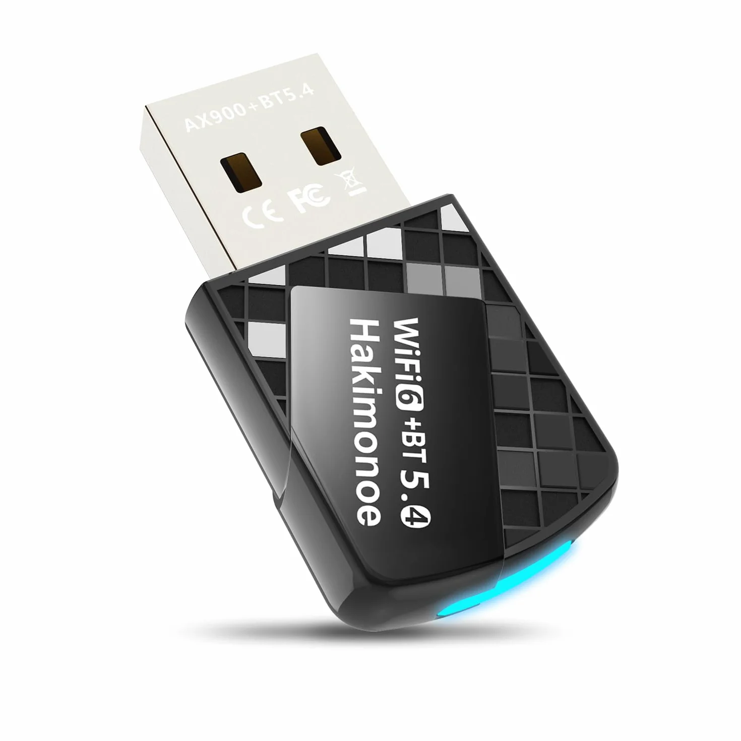 Adaptador Bluetooth 2 en 1 USB AX900Mbps WiFi 6 para PC, último Bluetooth 5.4 Wi-Fi 2.4G/5GHz Dual Band Wireless Network Dongle para Windows 11 10 Laptop Desktop, Plug n Play con controlador