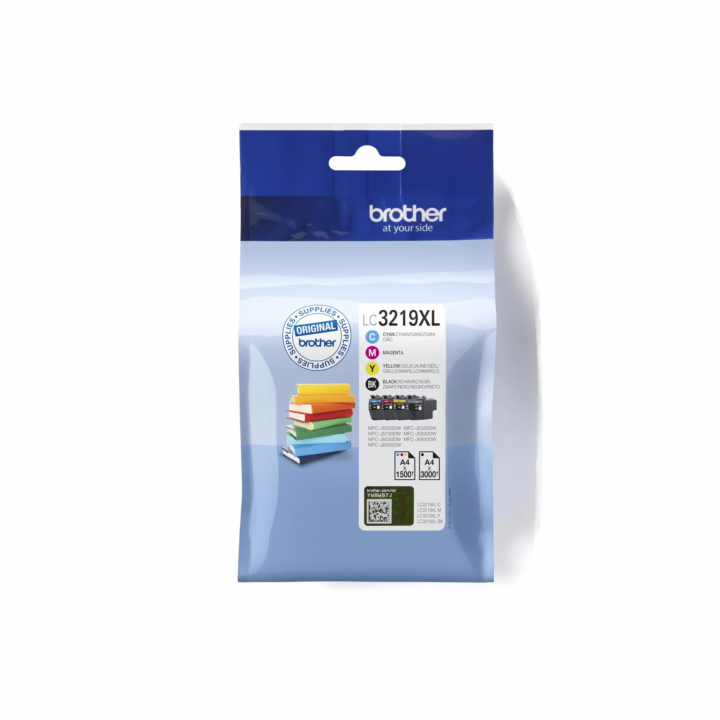 Brother LC3219XLVAL 4-pack Cartuchos de Tinta Negro Cian Magenta Amarillo para MFC-J5330DW MFC-J5730DW MFC-J5930DW MFC-J6530DW MFC-J6930DW MFC-J6935DW
