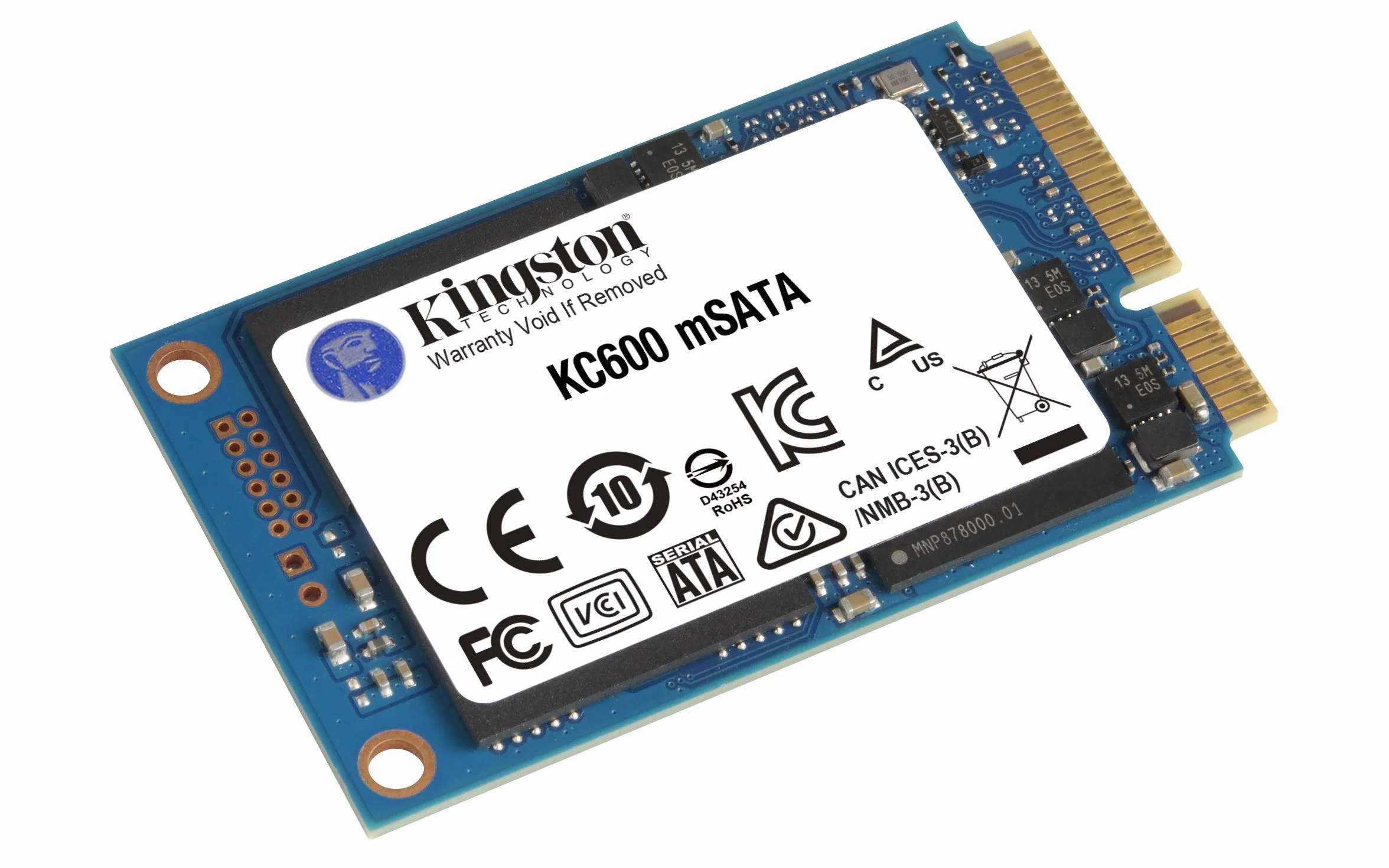 Kingston KC600 256GB SSD SATA3 mSATA SKC600MS/256G