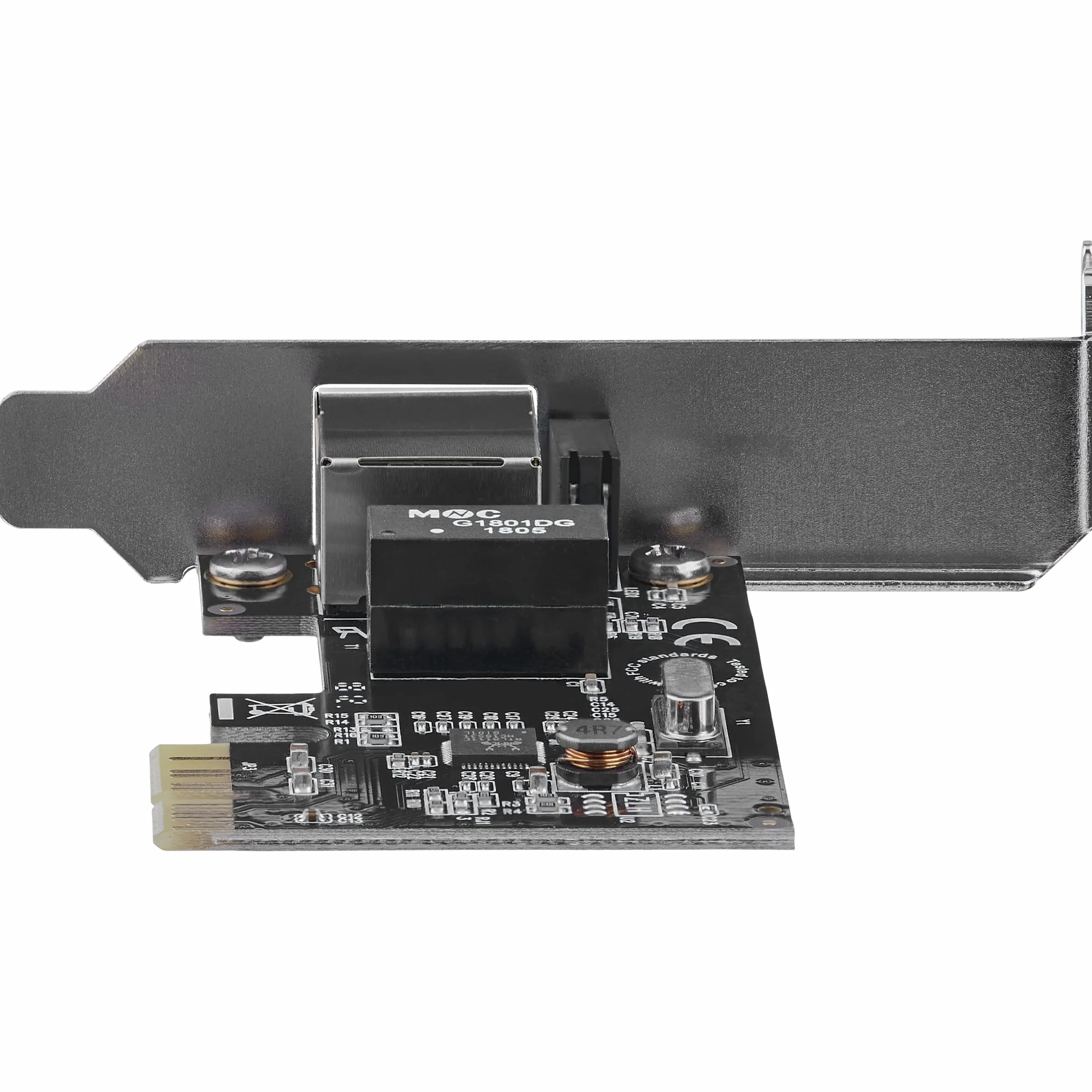 StarTech Tarjeta de Red PCIe 1 Puerto Gigabit Perfil Bajo (ST1000SPEX2L) | Puerto Ethernet 10/100/1000Mbps, Indicadores LED de enlace y actividad con detección Gigabit