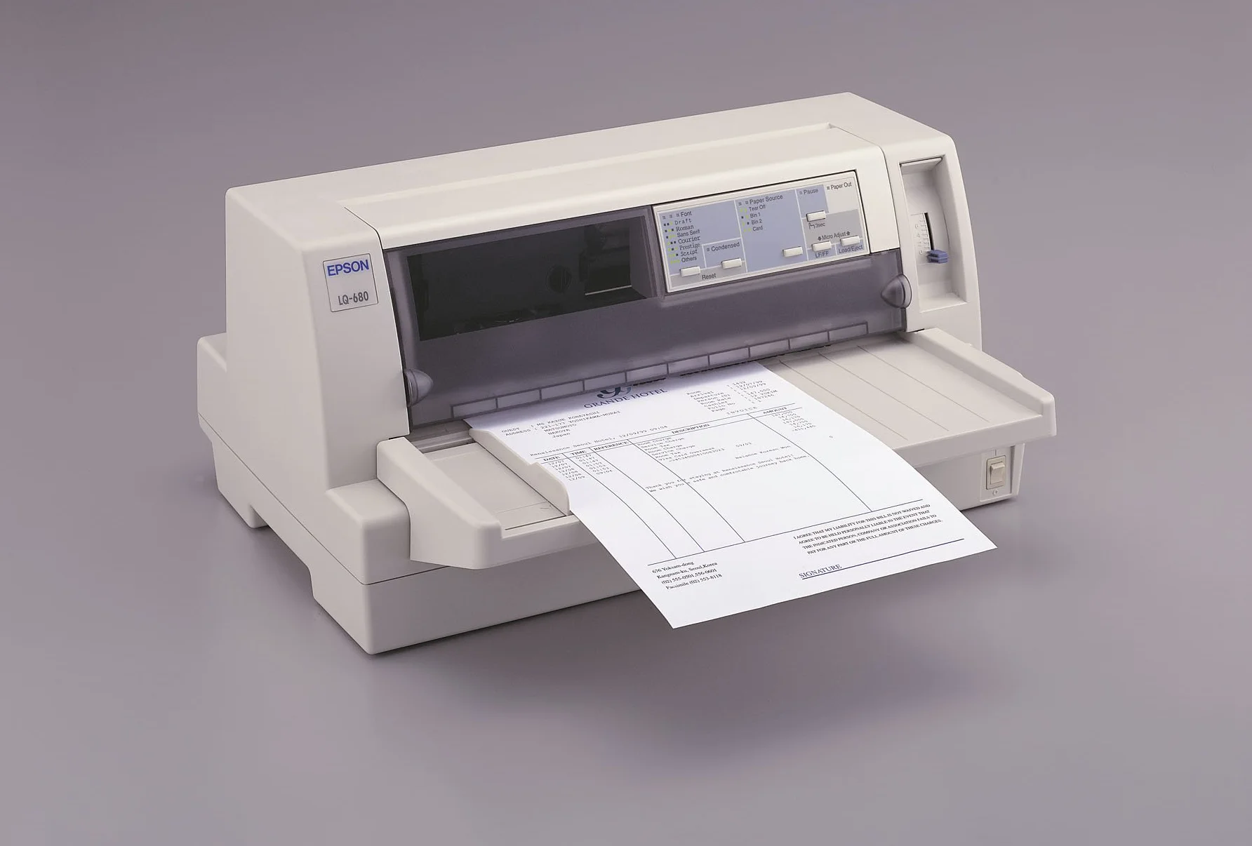 Epson Lq 680 - Impresora - B/W - Matriz De Puntos - 305 X 420 Mm, 305 Mm (Ancho) - 360 PPP X 360 PPP - 24 Espiga - hasta 465 Caracteres/Segundo - Paralelo
