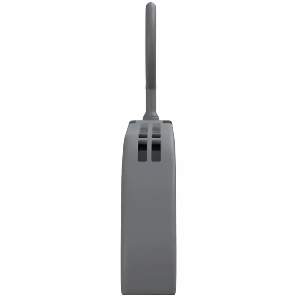 vidaXL Perchas Extensibles Gancho Cocina Armario Regulable Gris