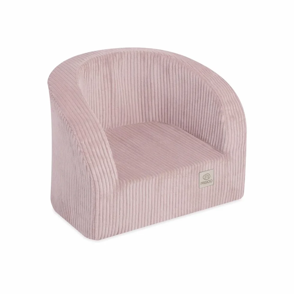 MISIOO Sillón infantil Corduroy 40 x 53 x 36 cm para niños a partir de 1 año