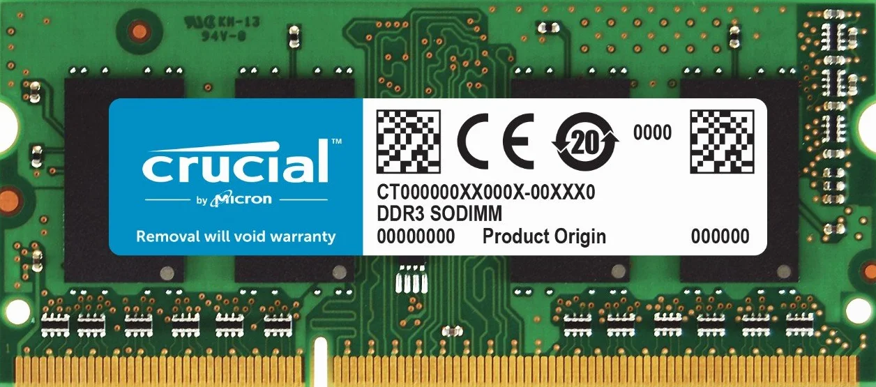 Crucial CT102464BF186D Memoria RAM de 8 GB (DDR3, 1866 MT/s, PC3-14900, SODIMM, 204-Pin)