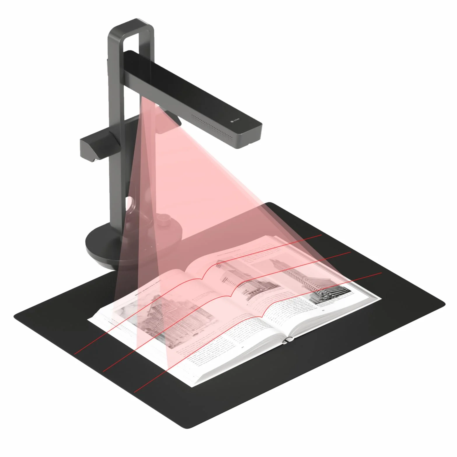CZUR Aura Pro Escáner de Libros Plegable, OCR, A3, macOS, Windows