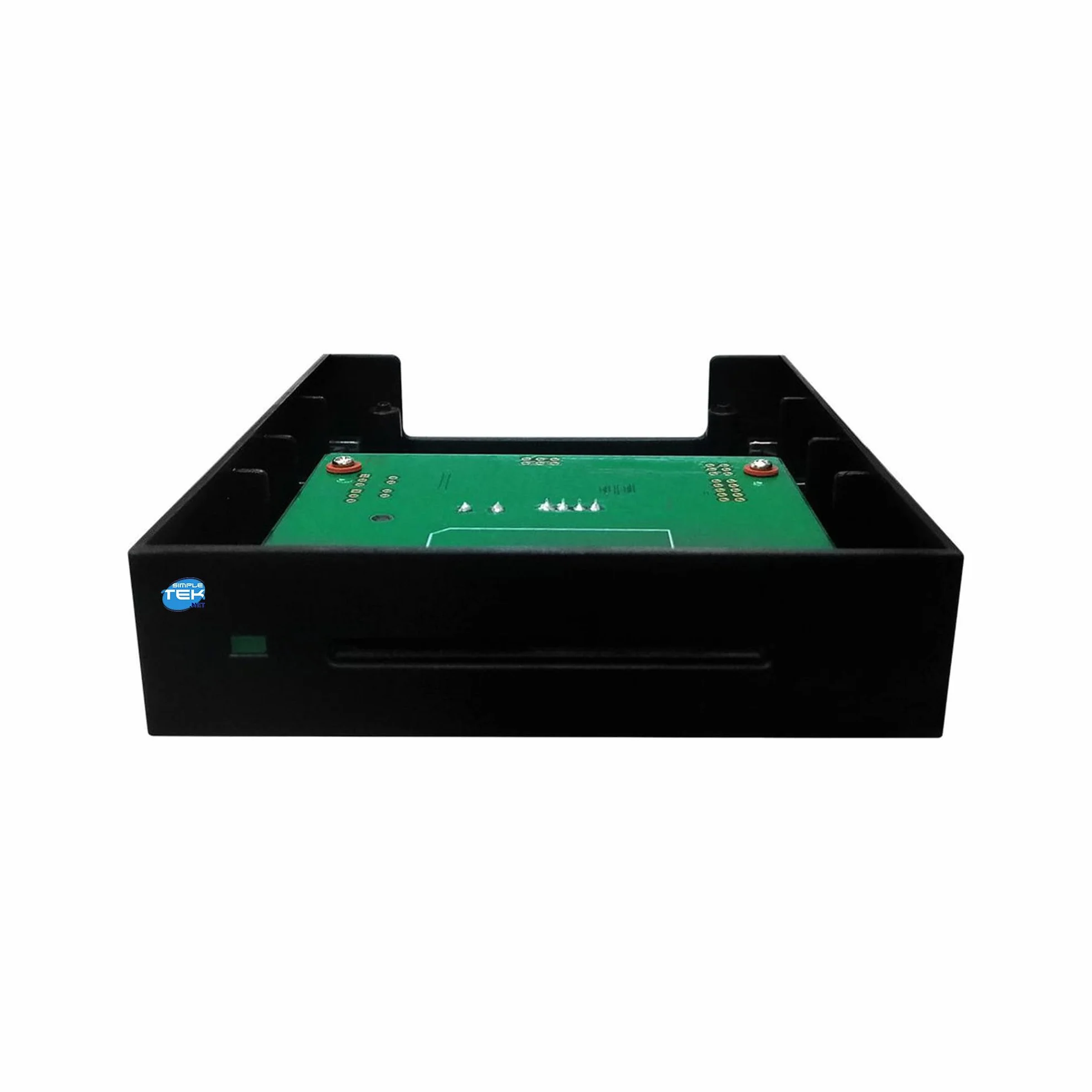 SIMPLETEK - Lector Smart Card 3,5" interno para ranura Floppy PC Server Usb | USB CCID, CAC, PIV, SIPRNET, J-LIS Smart Cards, ISO 7816 Card, Negro, PPS, USB 2.0, Plug&Play, Interior, PC/SC
