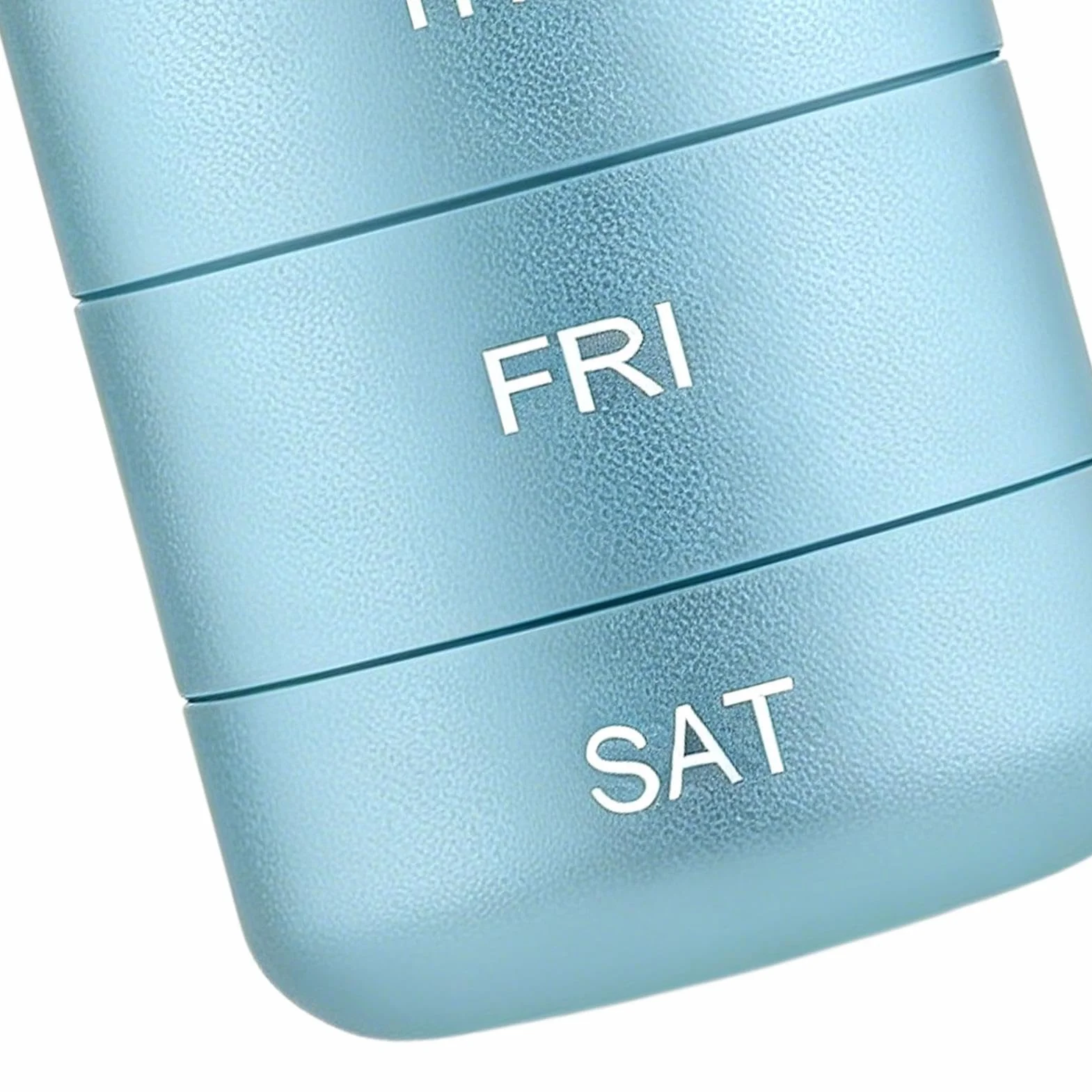 Pastillero De Metal Impermeable de 7 Días, Contenedor De Aluminio para Suplementos, Frasco De Viaje para Medicamentos