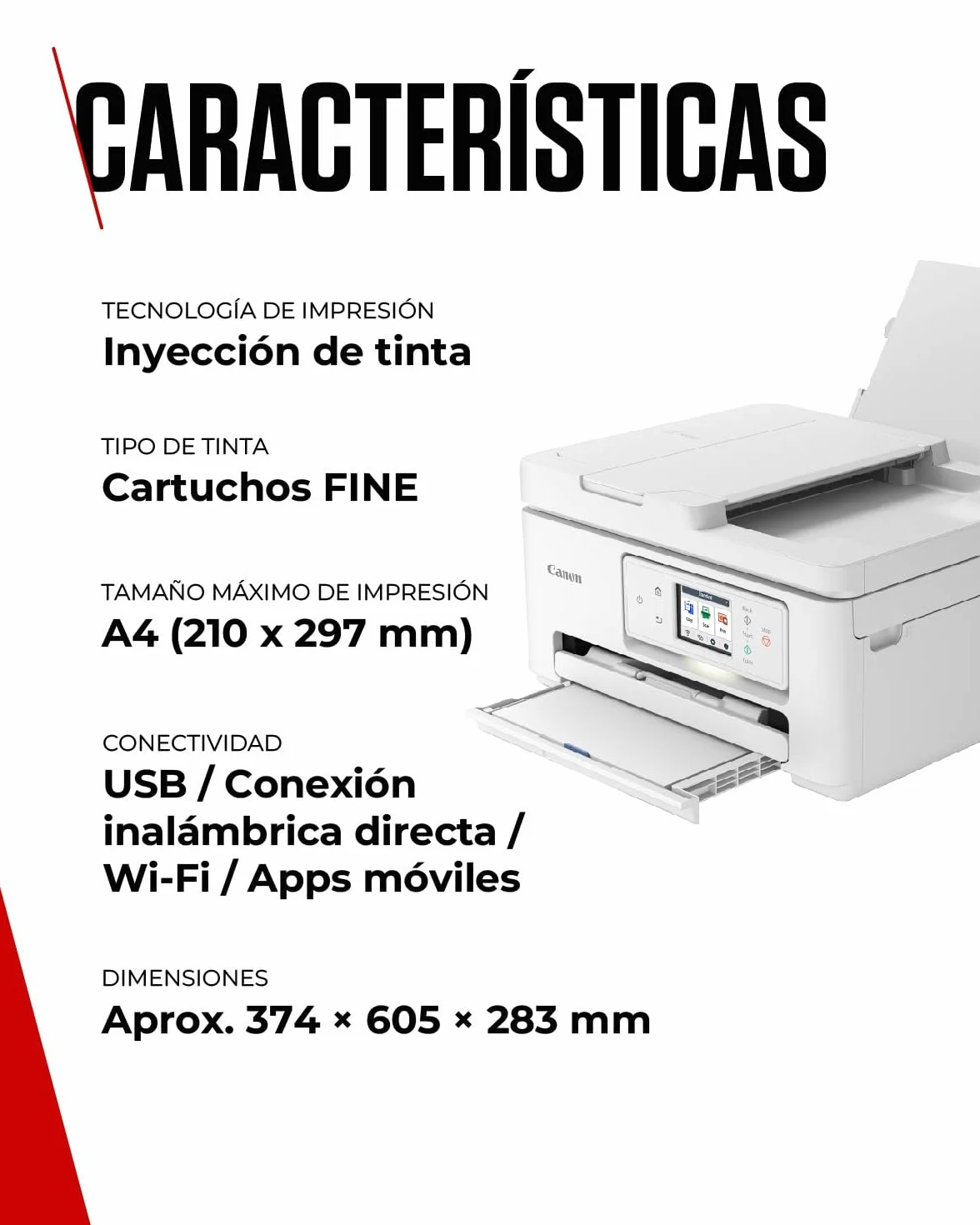 Canon PIXMA TS7750i – Impresora Multifunción, Copiadora y Escáner para Uso Doméstico | Conexión Inalámbrica Desde tu Smartphone | con PIXMA Print Plan