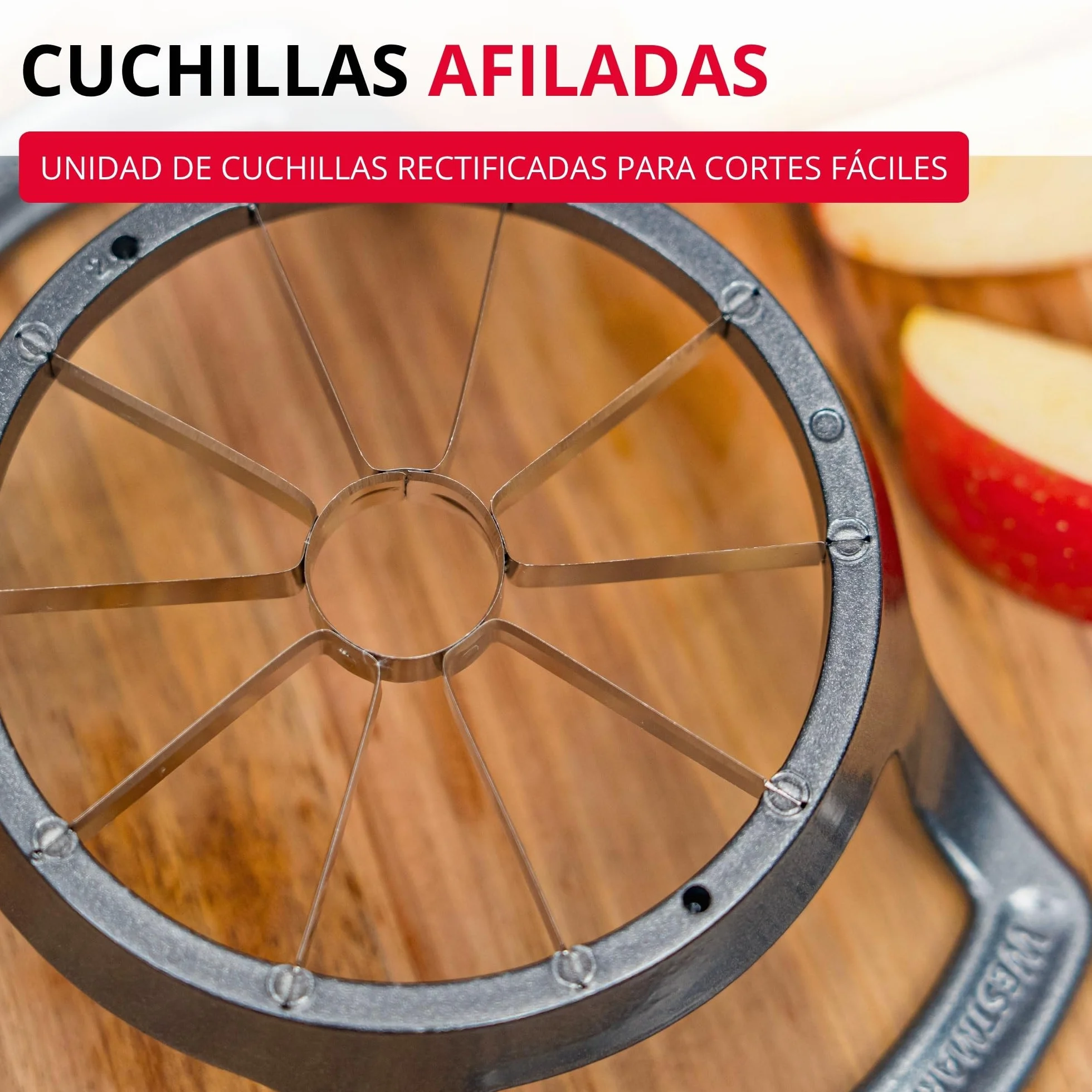 Westmark Cortador de manzanas Divisorex Spezial Black Edition, Aluminio, Antracita