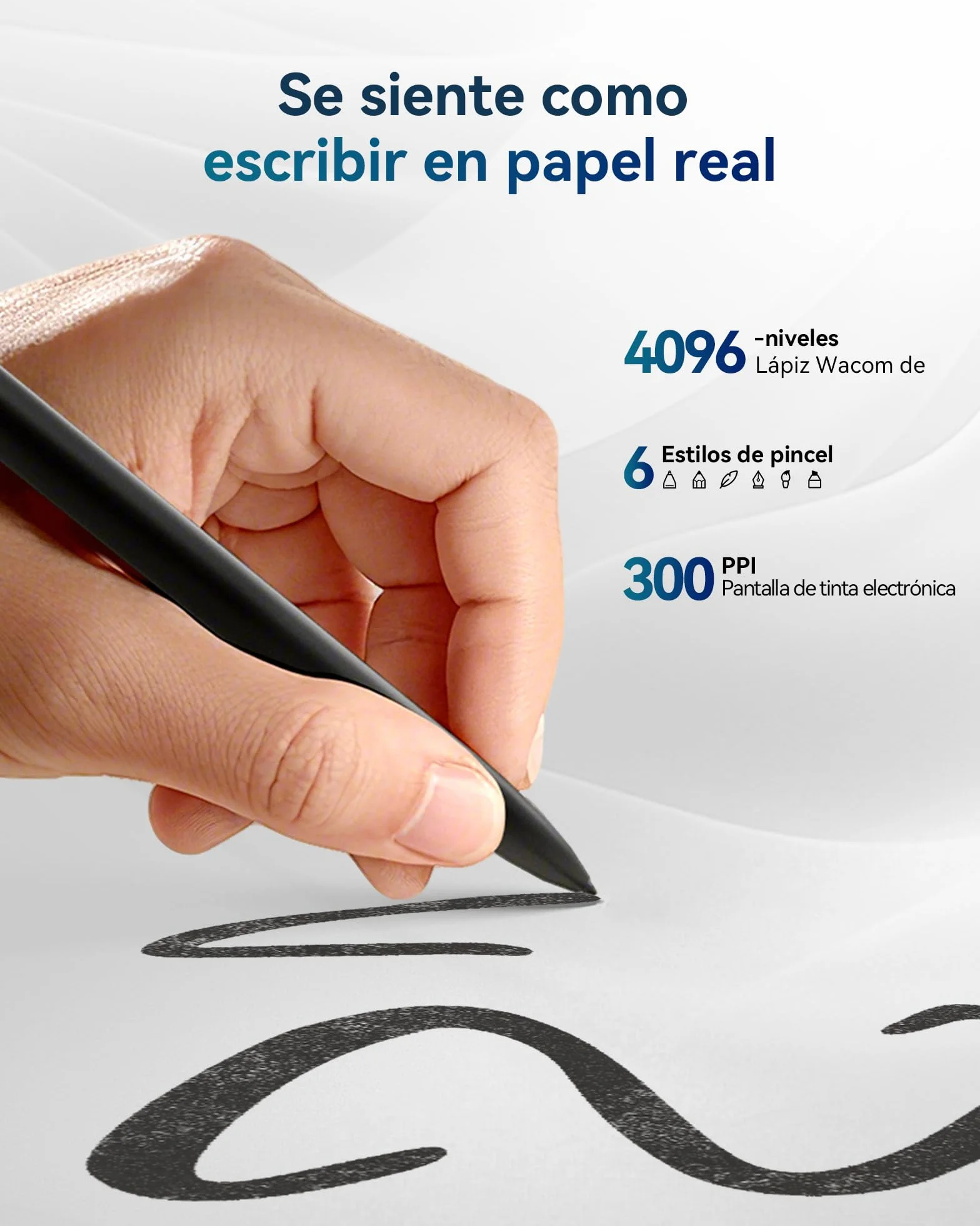iflytek AINOTE 2 10.65" Tablet de Papel Toma de Notas con IA para Reuniones Delgado de 4.2 mm Cuaderno Digital con Voz a Texto Transcripción en 16 Idiomas Escritura Manual a Texto (Lápiz Incluido)