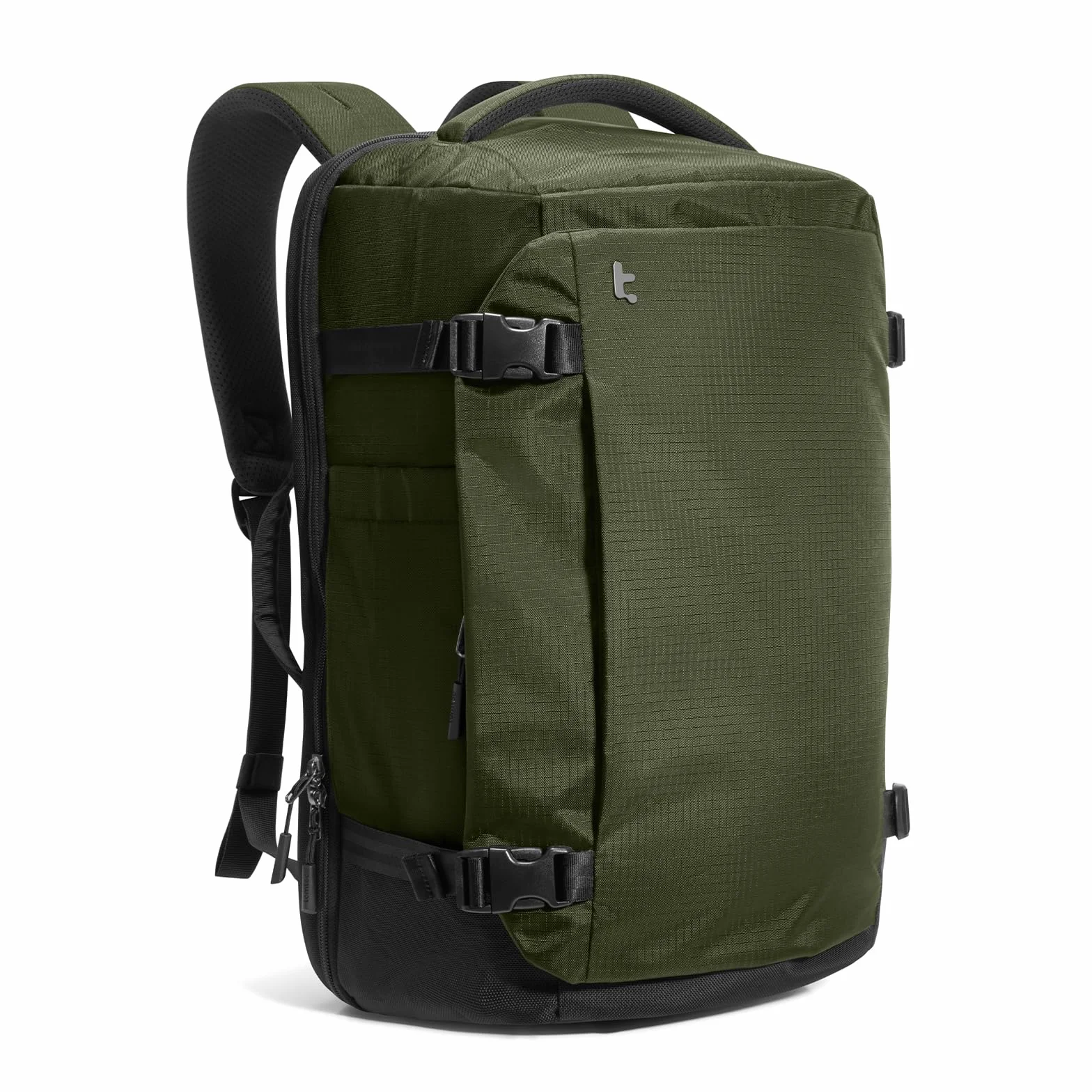tomtoc Mochila de Viaje 40L, Mochila Viaje Cabina Avion TSA, Mochila Equipaje de Mano Impermeable, Business Travel Backpack Ligera para Portátil 17,3" Hombre Mujer, Grande Weekender Travel Backpack