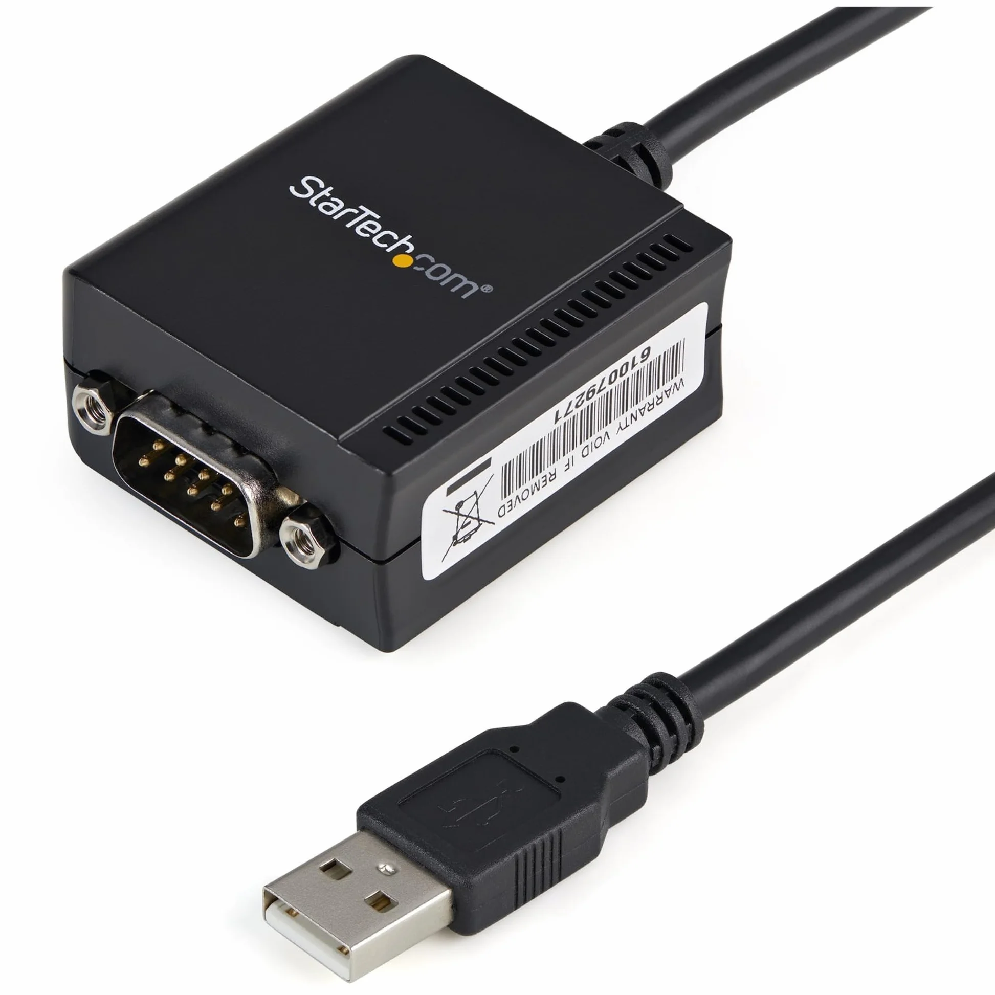 StarTech.com Cable USB a Serie de 1 Puerto FTDI de 1,8m - Adaptador USB a RS232 - Adaptador USB a Serie - Retención COM - TAA