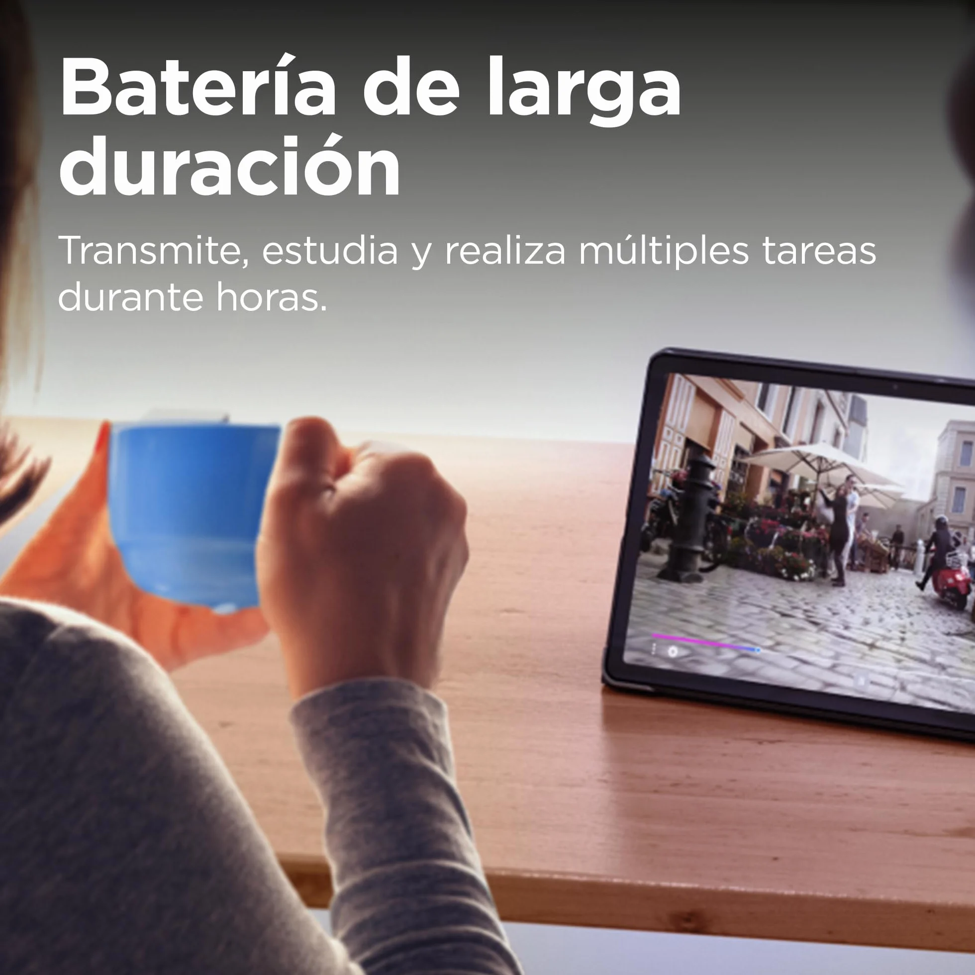 Lenovo Tab M10 Plus (3rd Gen) - Tablet de 10.61" 2K (MediaTek Helio G80, 4GB de RAM, 64GB ampliables hasta 1 TB, 4 Altavoces, WiFi + Bluetooth, Android 12) - Gris Oscuro