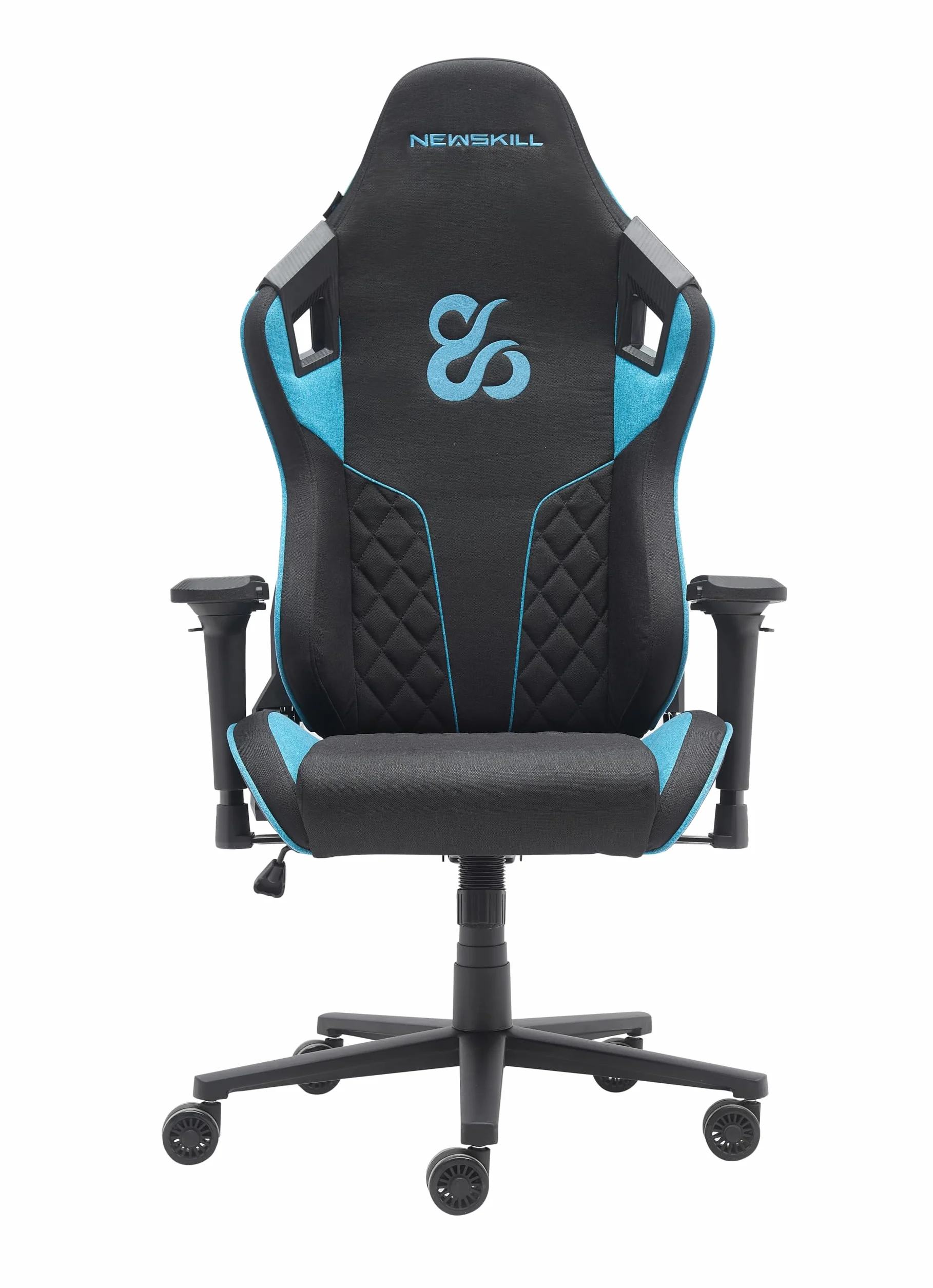 NEWSKILL Takamikura V2 Silla Gaming Ergonómica Reposabrazos 4D Respaldo 180° Tela Transpirable Base Acero Azul